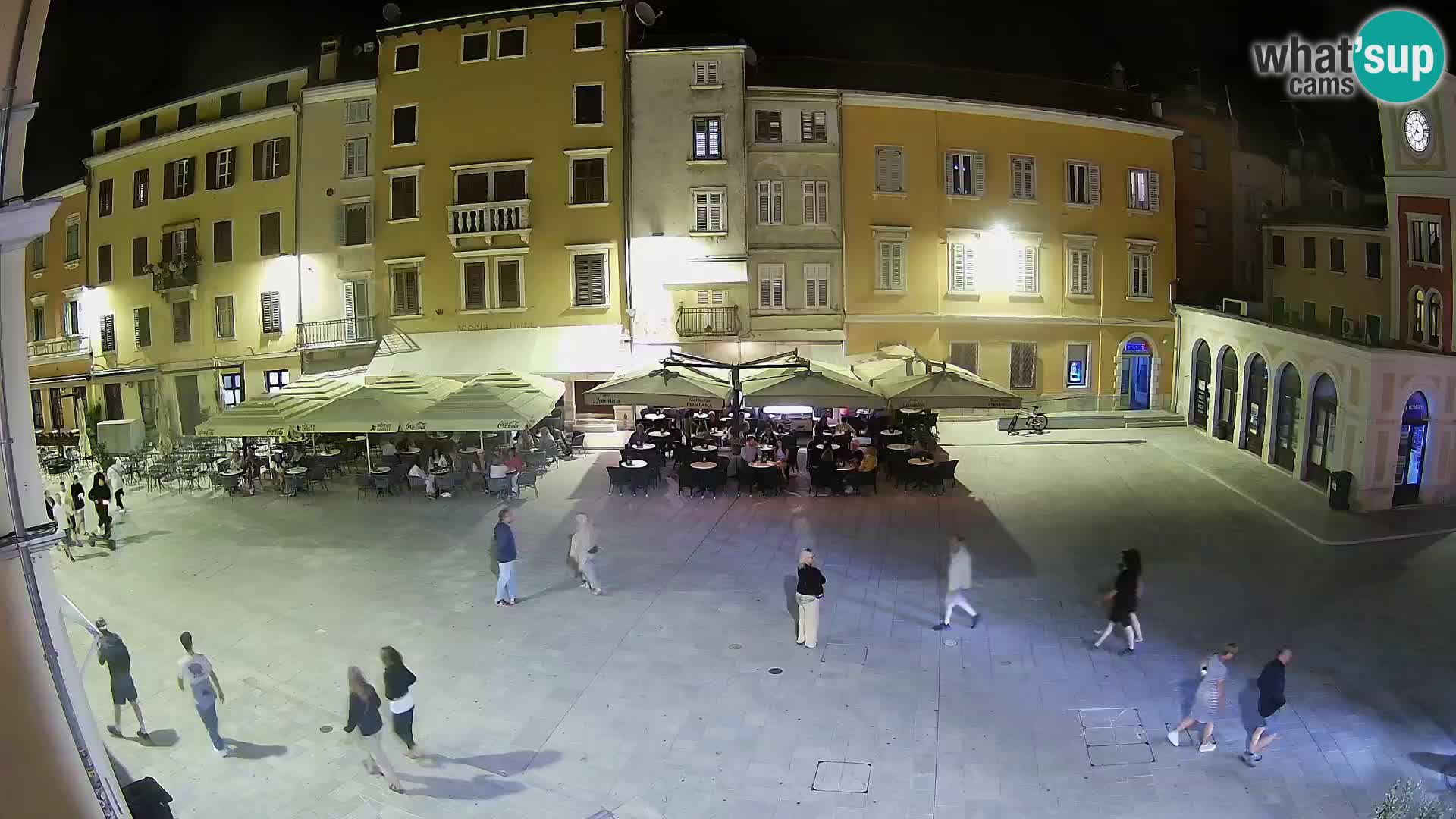 Webcam Rovinj Zentrum – Hauptplatz in Echtzeit