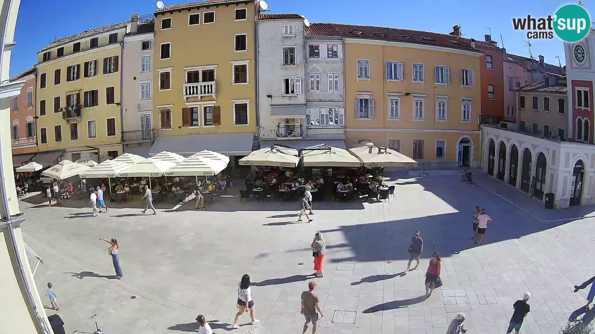 Webcam Rovinj Zentrum – Hauptplatz in Echtzeit