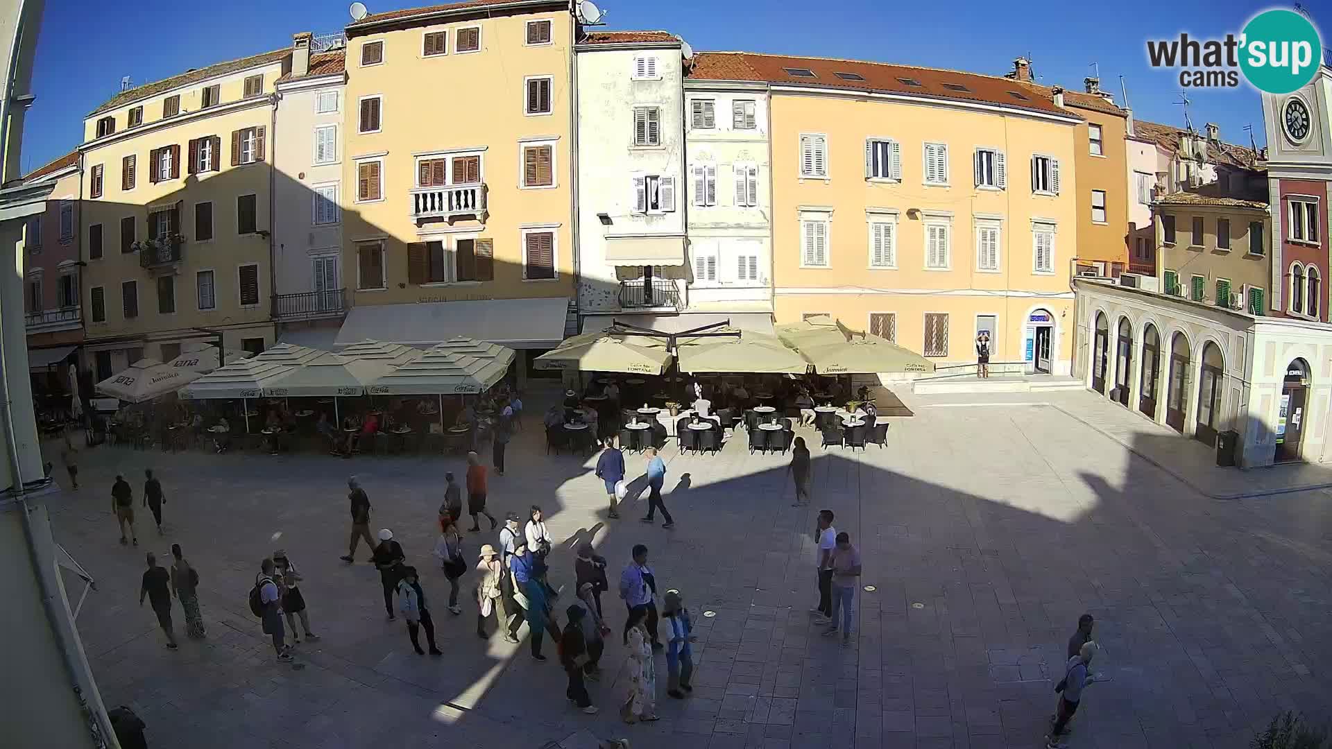 Webcam Rovinj Zentrum – Hauptplatz in Echtzeit