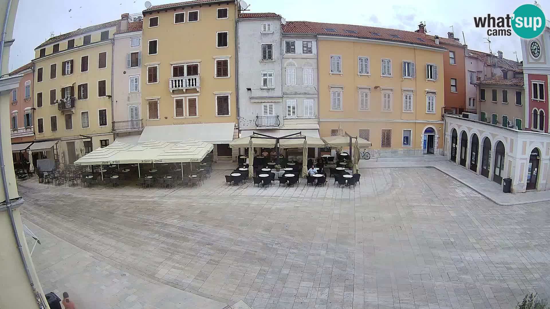 Webcam Rovinj Zentrum – Hauptplatz in Echtzeit