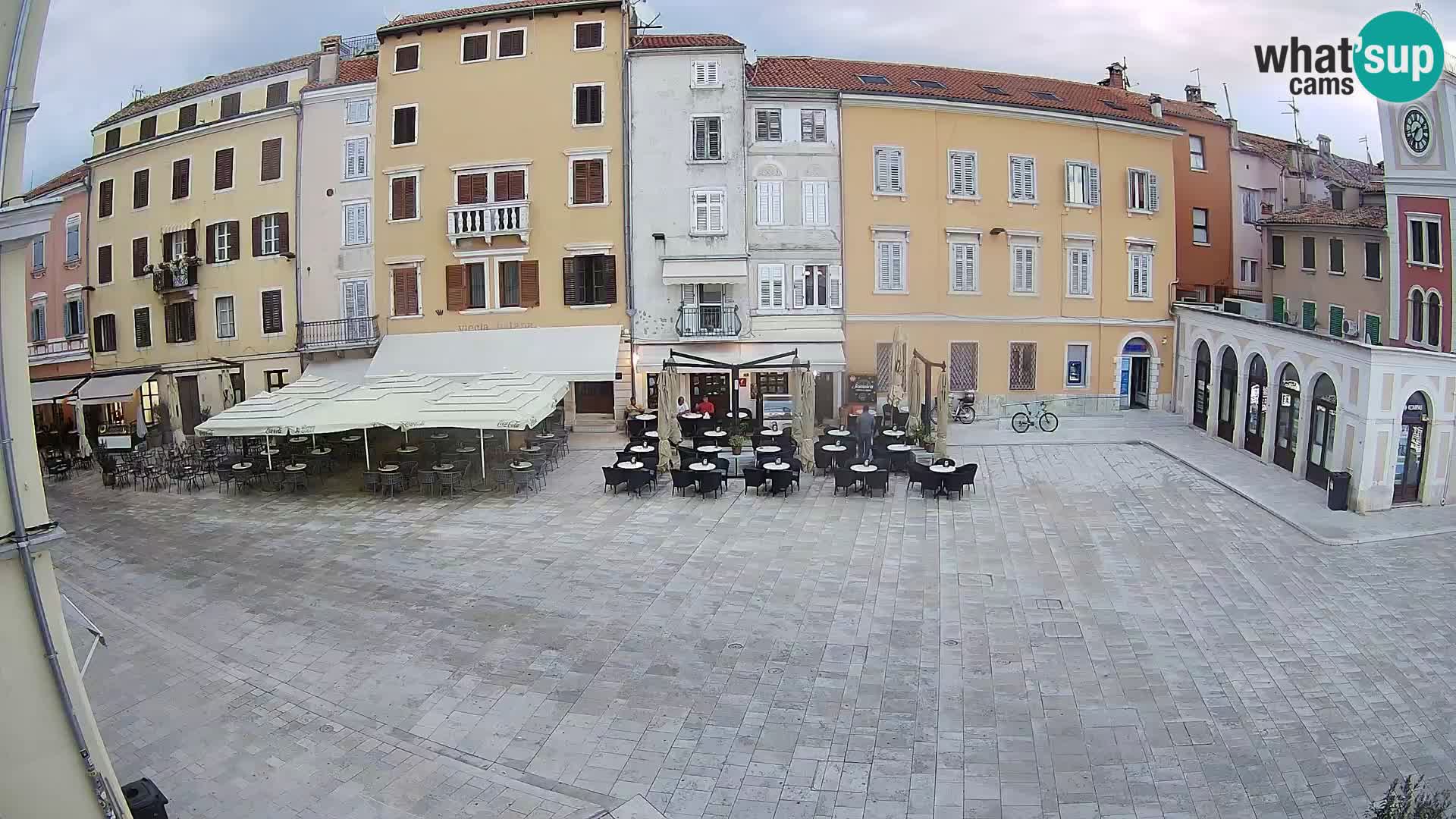 Webcam Rovinj Zentrum – Hauptplatz in Echtzeit