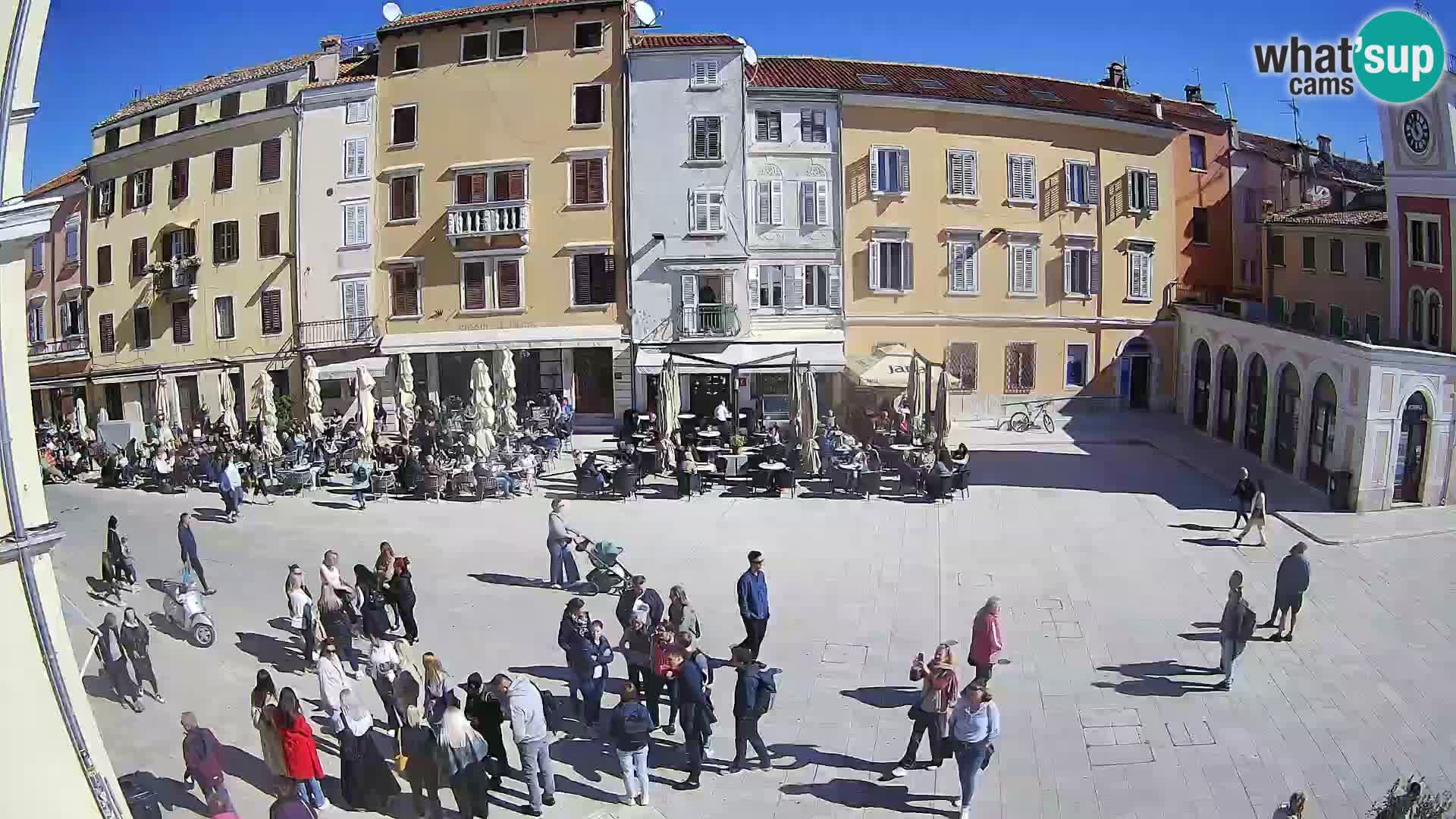 Webcam Rovinj Zentrum – Hauptplatz in Echtzeit