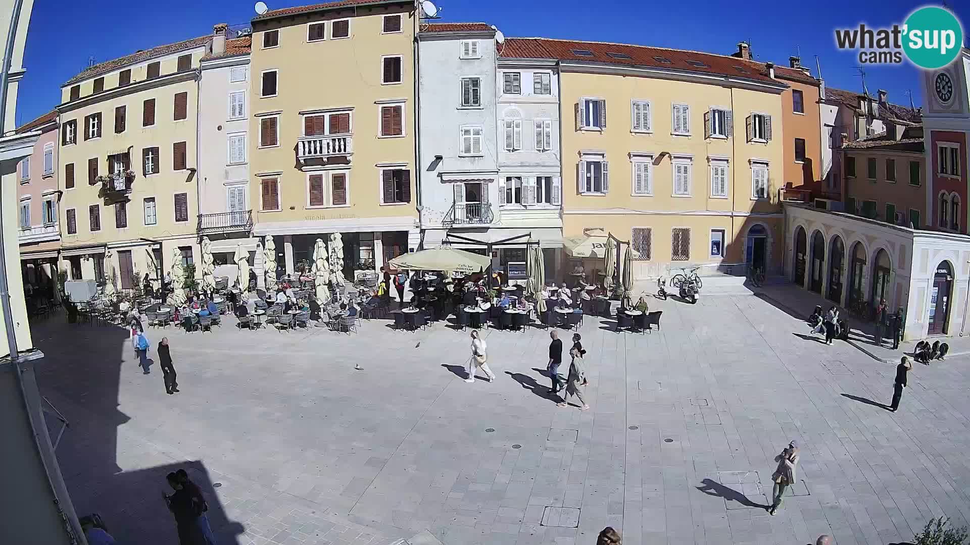 Webcam Rovinj Zentrum – Hauptplatz in Echtzeit