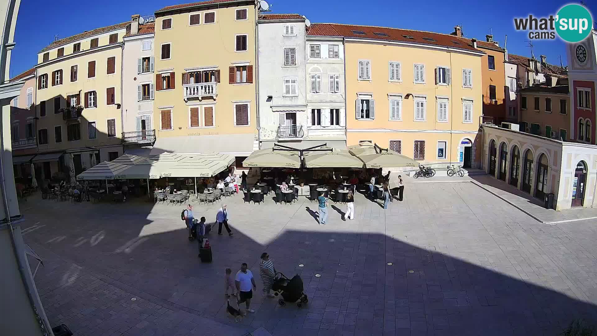 Webcam Rovinj Zentrum – Hauptplatz in Echtzeit