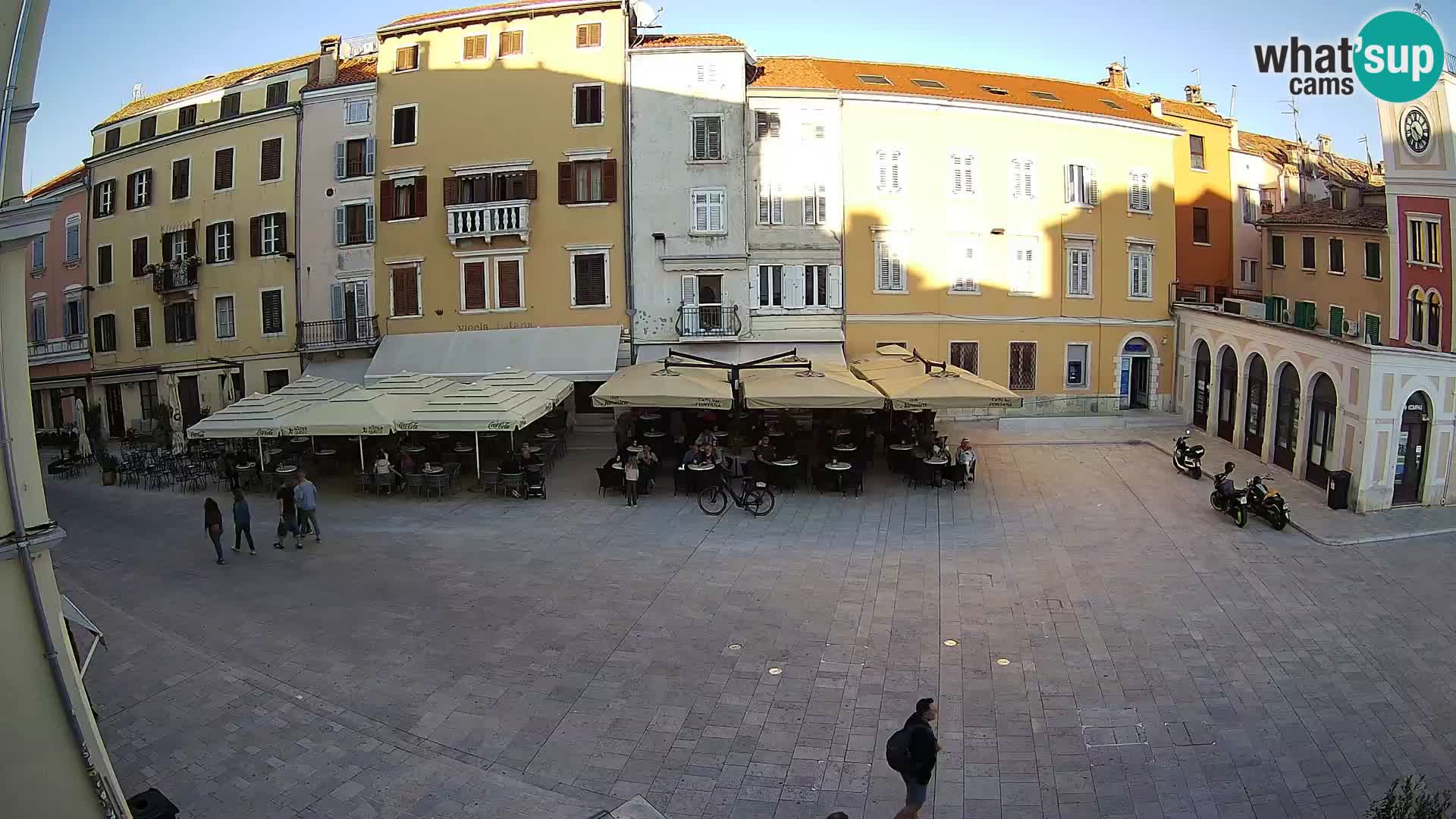 Webcam Rovinj Zentrum – Hauptplatz in Echtzeit