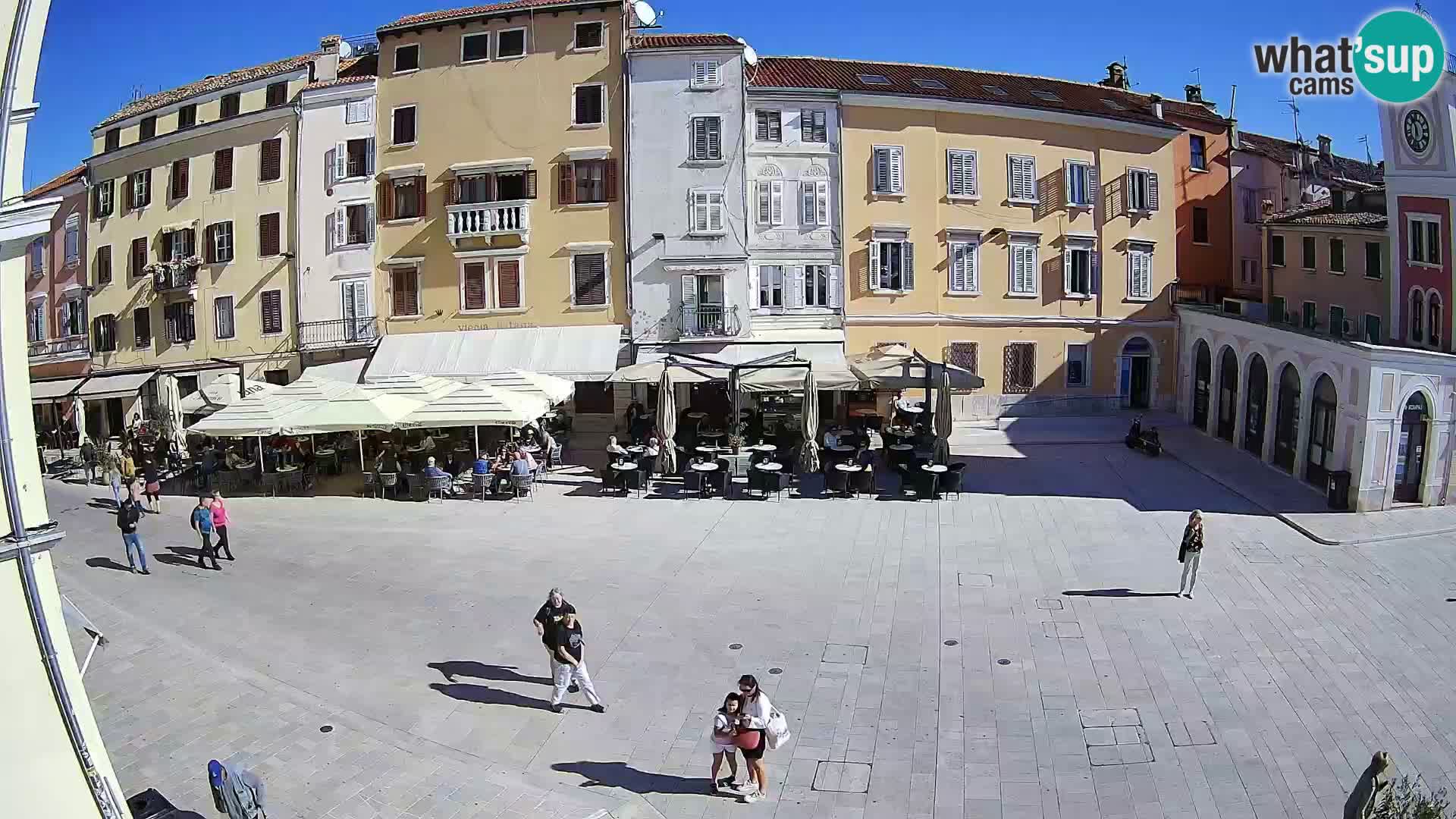 Webcam Rovinj Zentrum – Hauptplatz in Echtzeit