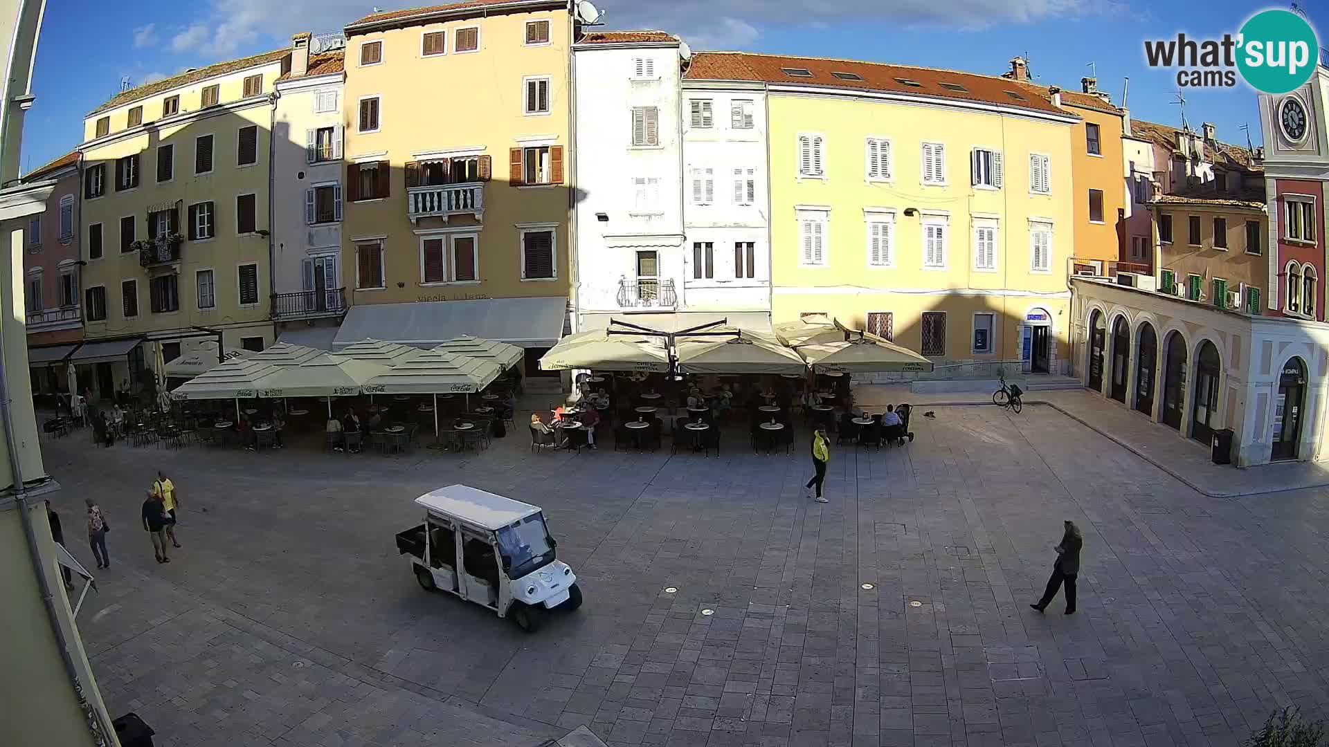 Webcam Rovinj Zentrum – Hauptplatz in Echtzeit