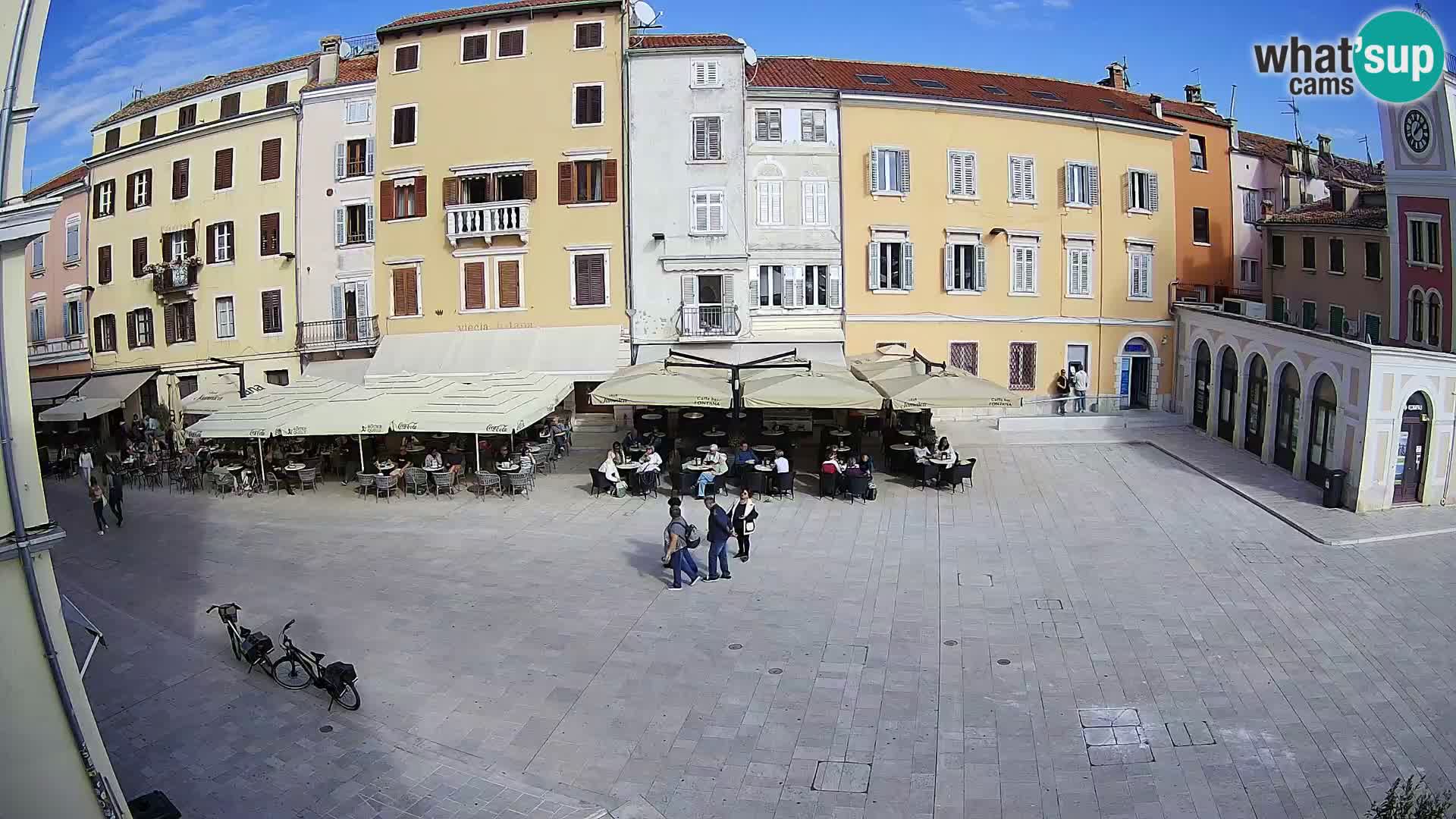Webcam Rovinj Zentrum – Hauptplatz in Echtzeit