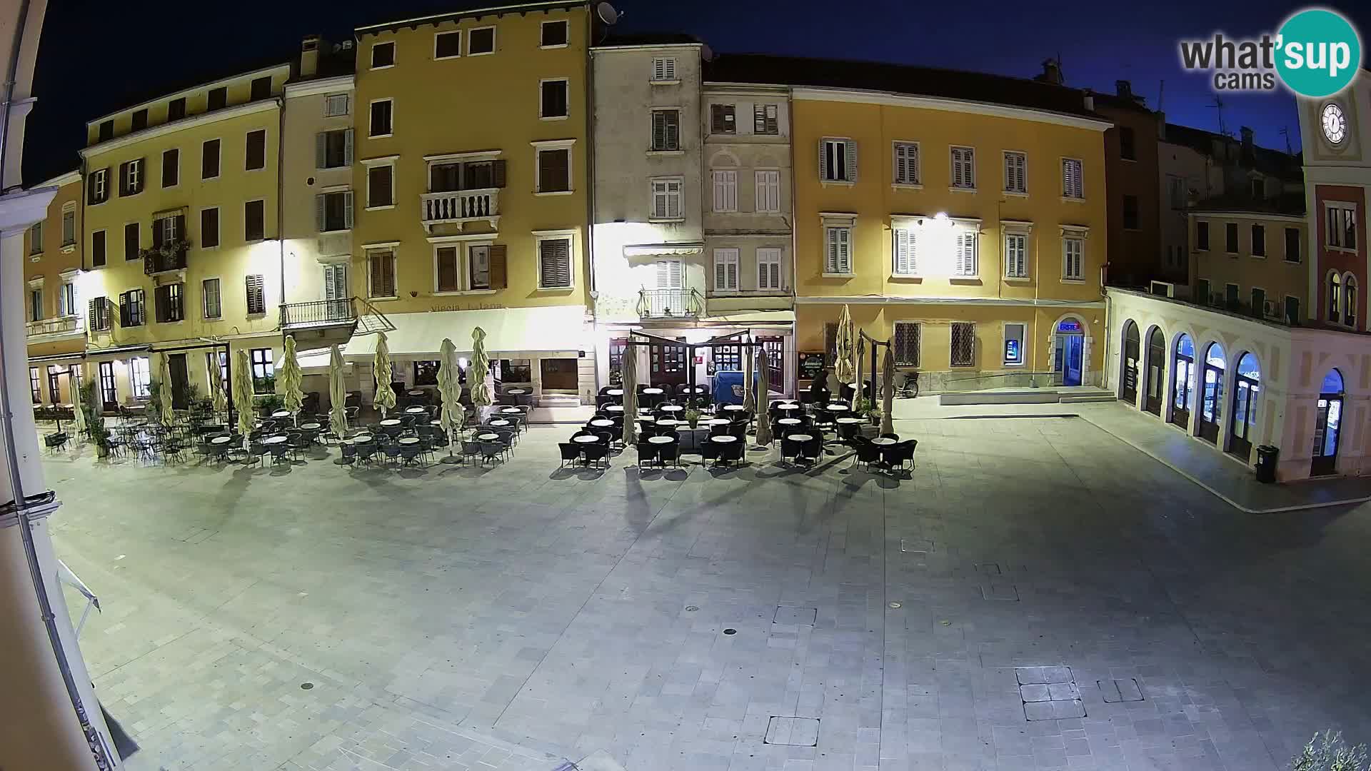 Webcam Rovinj Zentrum – Hauptplatz in Echtzeit