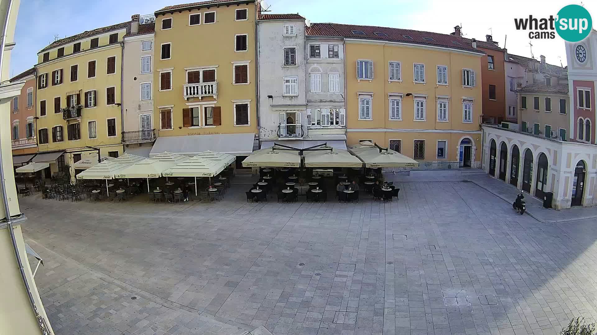 Webcam Rovinj Zentrum – Hauptplatz in Echtzeit