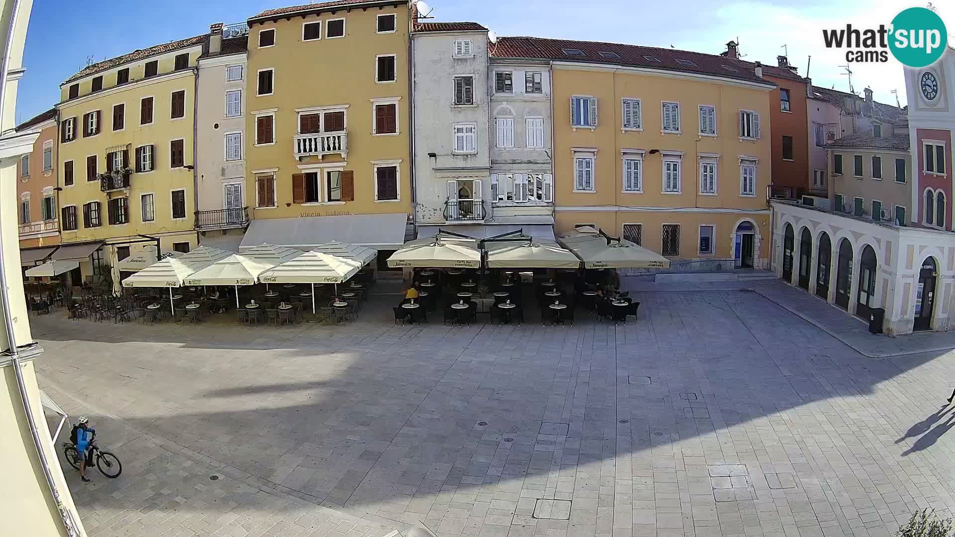 Webcam Rovinj Zentrum – Hauptplatz in Echtzeit