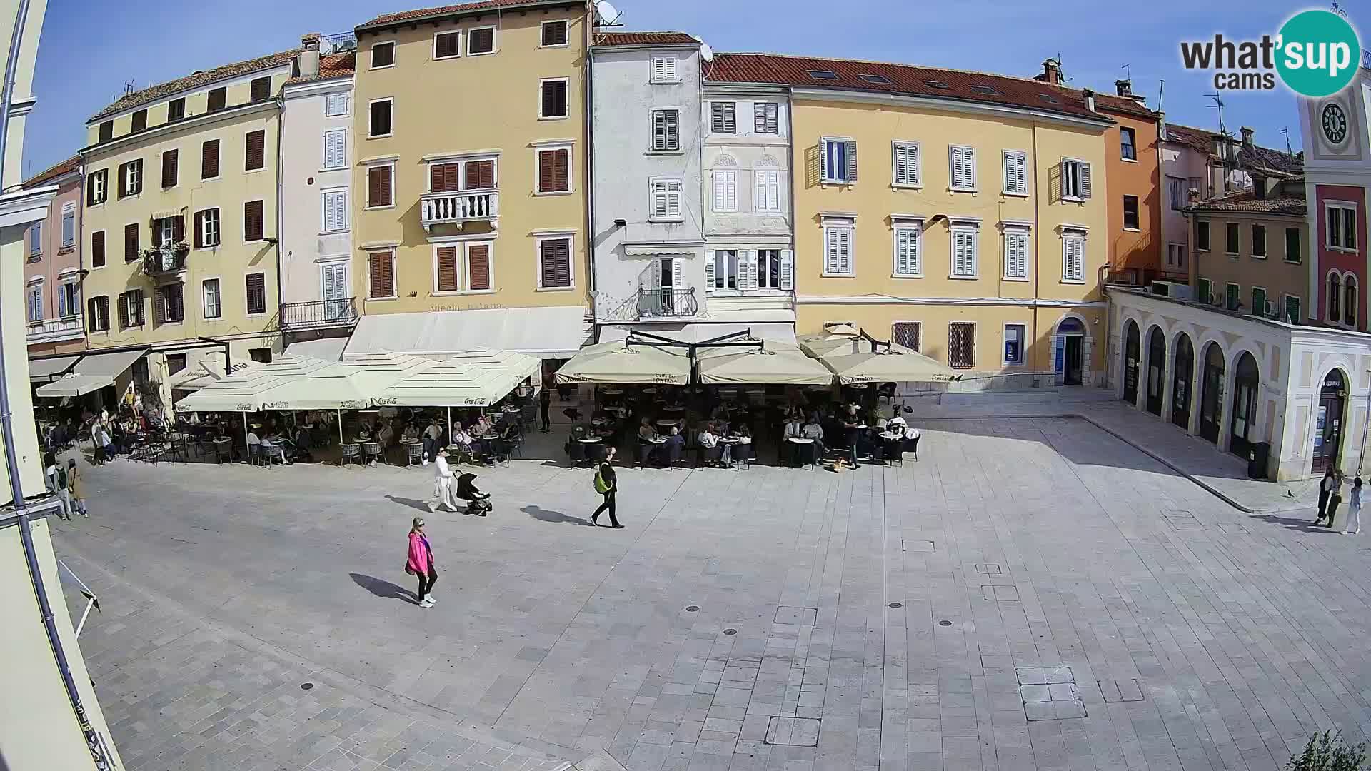 Webcam Rovinj Centre – Place Principale