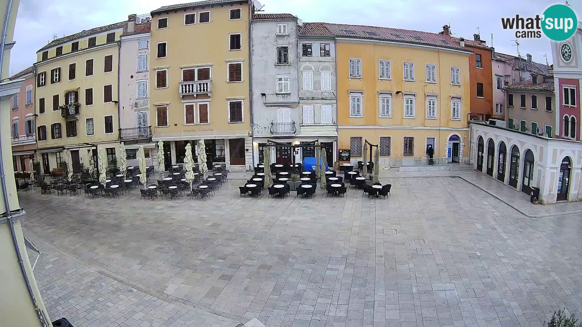 Webcam Rovinj Zentrum – Hauptplatz in Echtzeit