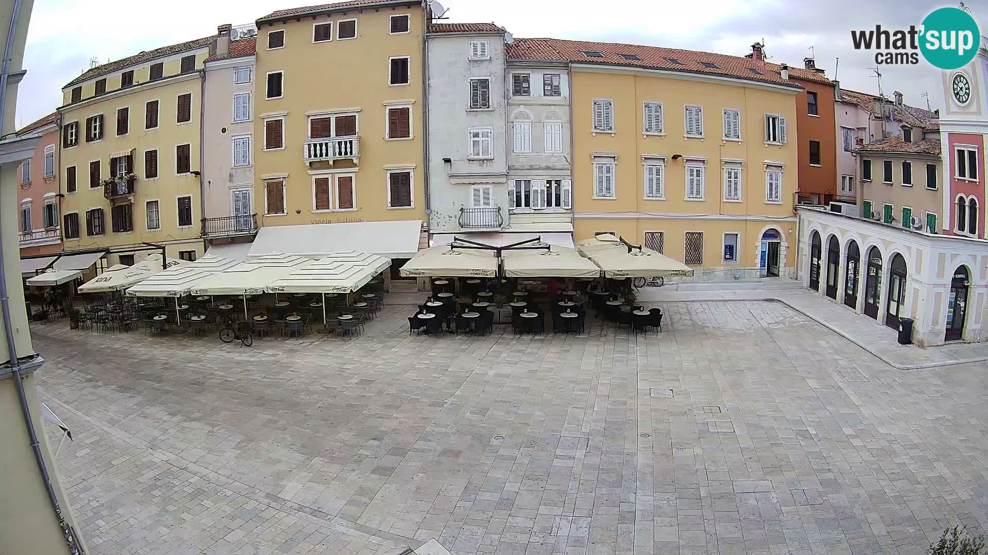 Webcam Rovinj Center – Plaza Principal