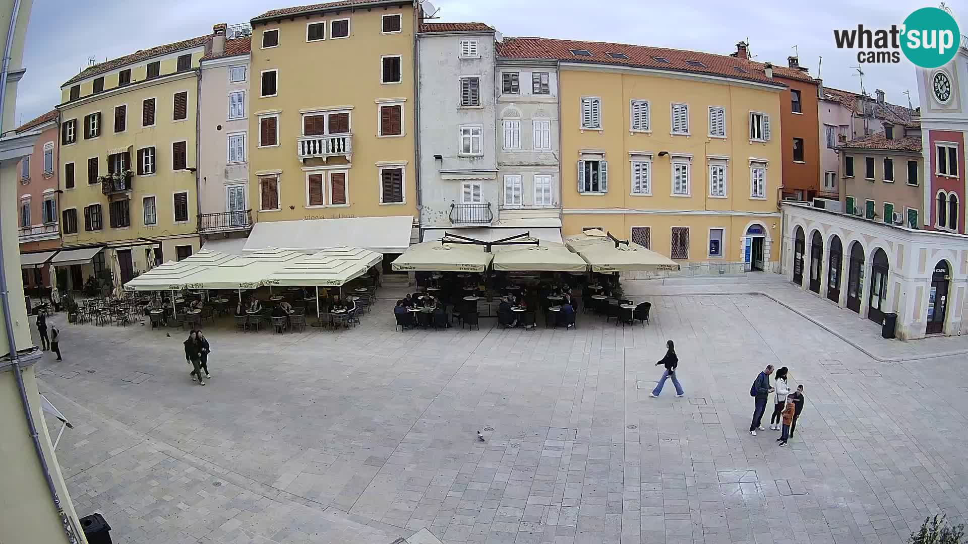 Webcam Rovinj Center – Plaza Principal