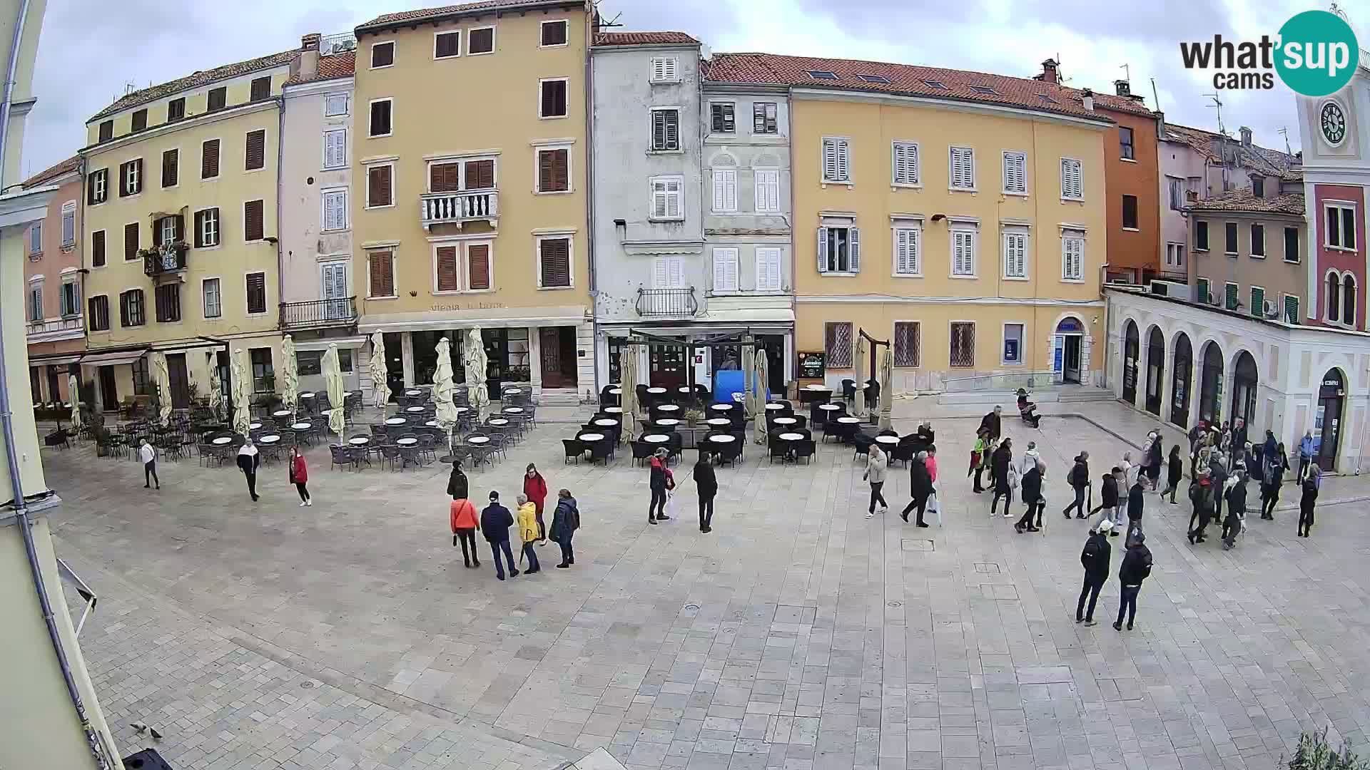 Webcam Rovinj Center – Plaza Principal