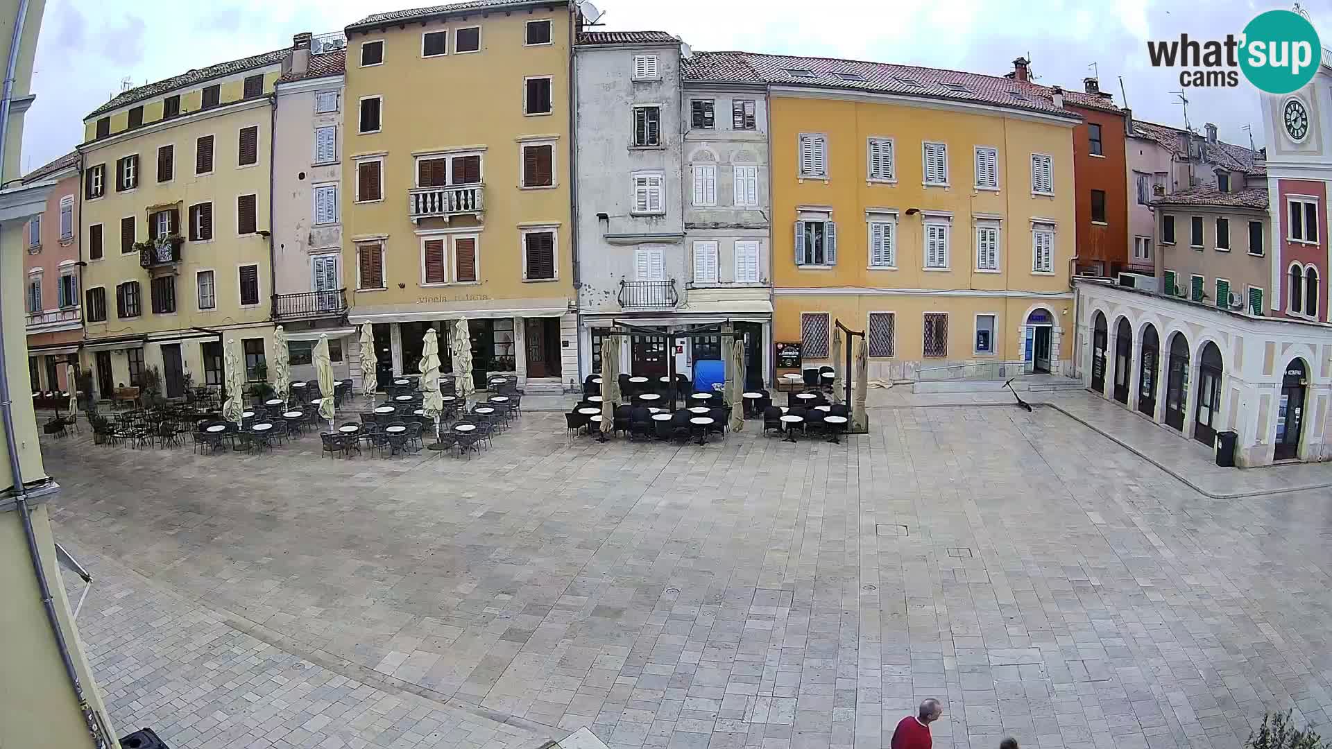 Webcam Rovinj Zentrum – Hauptplatz in Echtzeit