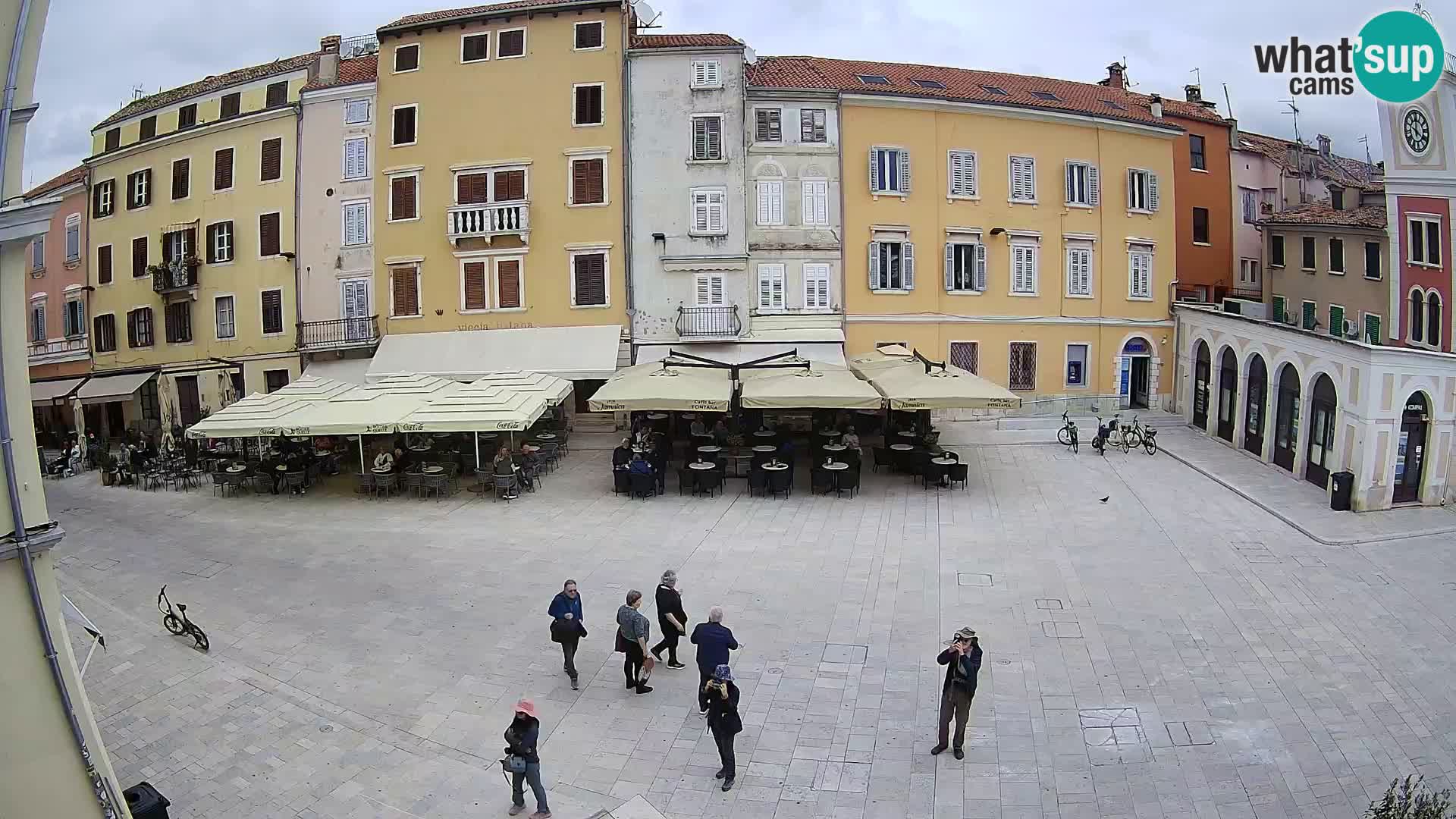Webcam Rovinj Zentrum – Hauptplatz in Echtzeit