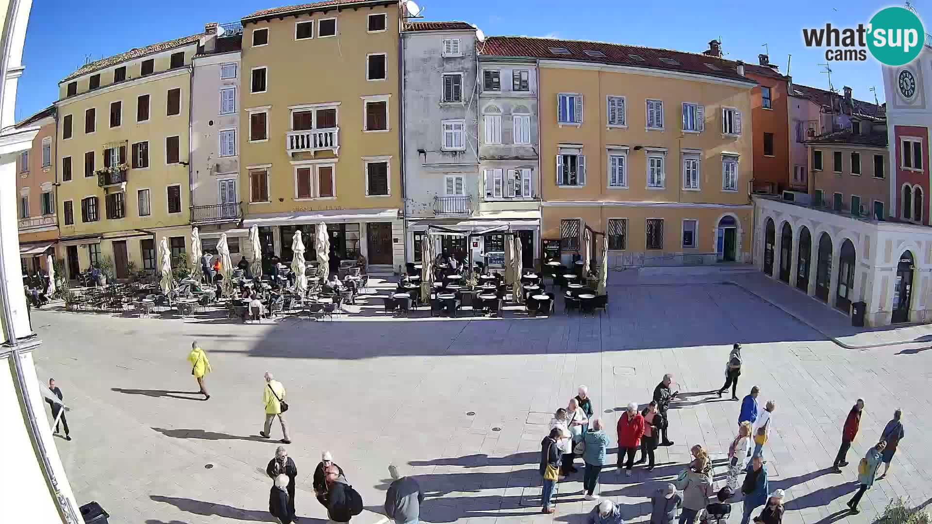 Webcam Rovinj Center – Plaza Principal
