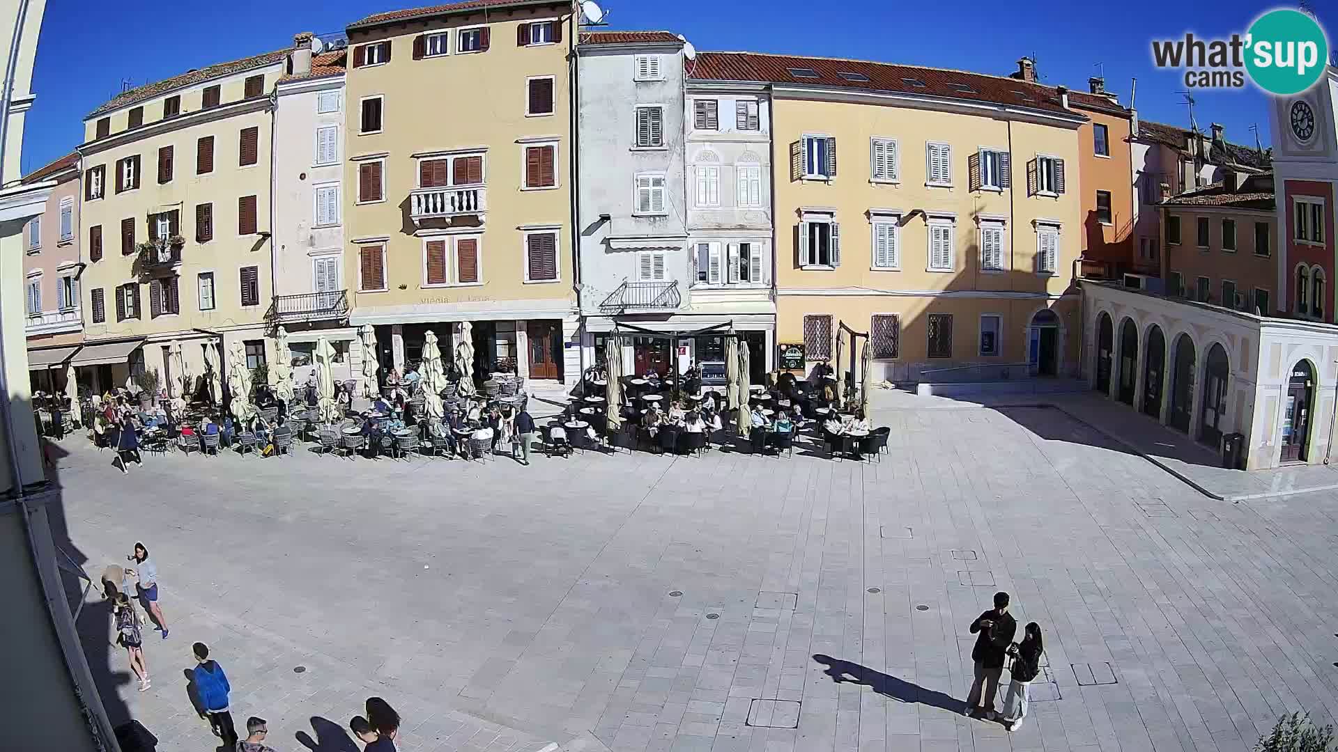 Webcam Rovinj Zentrum – Hauptplatz in Echtzeit