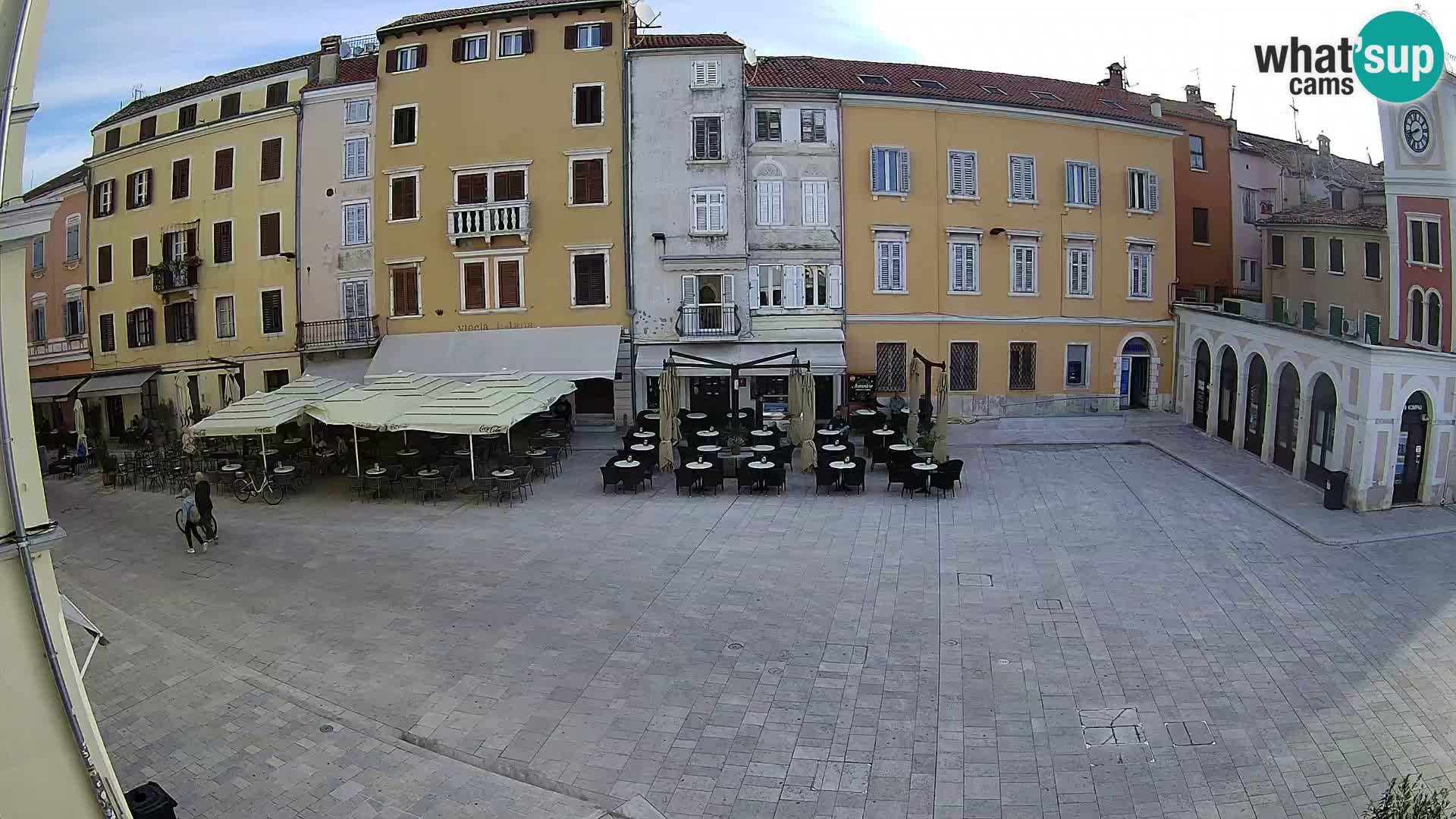 Webcam Rovinj Zentrum – Hauptplatz in Echtzeit