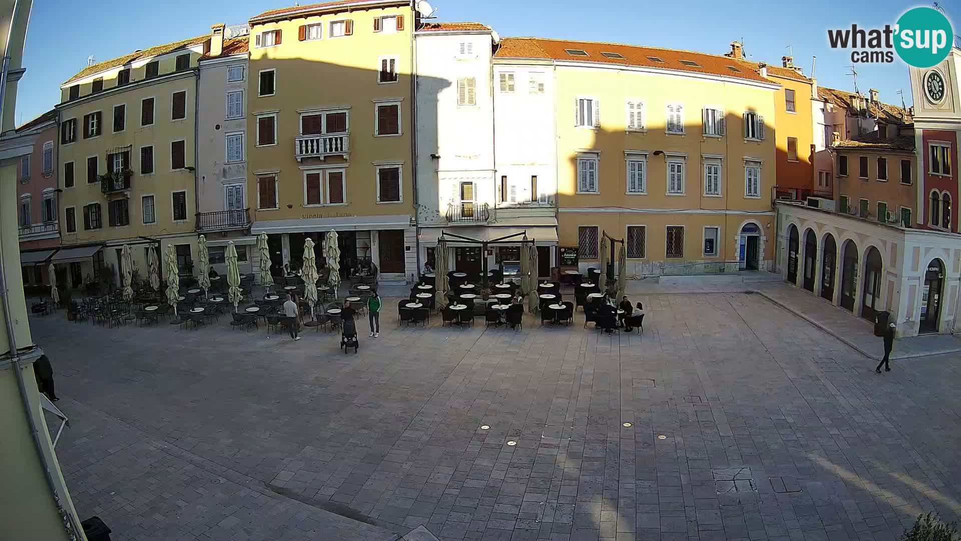 Webcam Rovinj Zentrum – Hauptplatz in Echtzeit