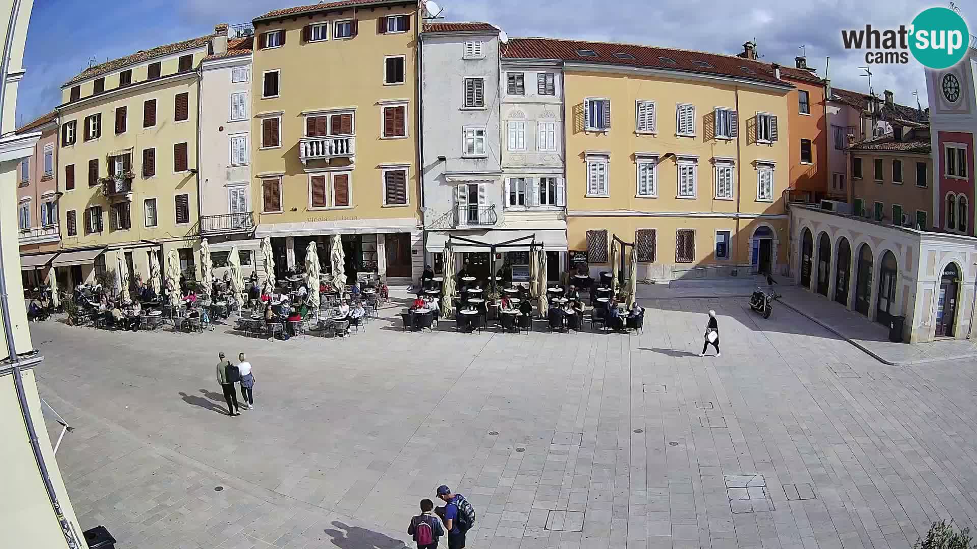 Webcam Rovinj Center – Plaza Principal
