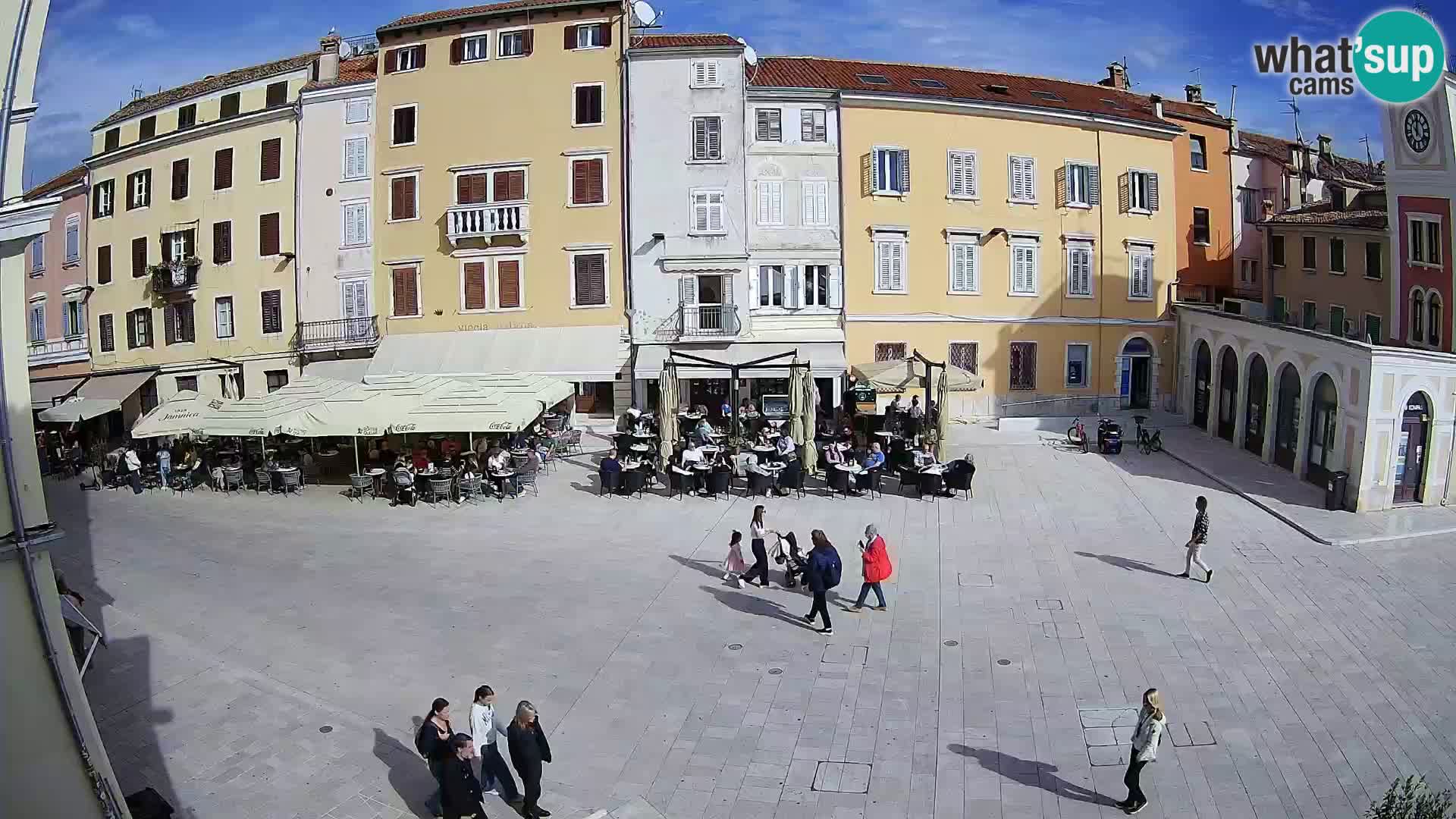 Webcam Rovinj Center – Plaza Principal
