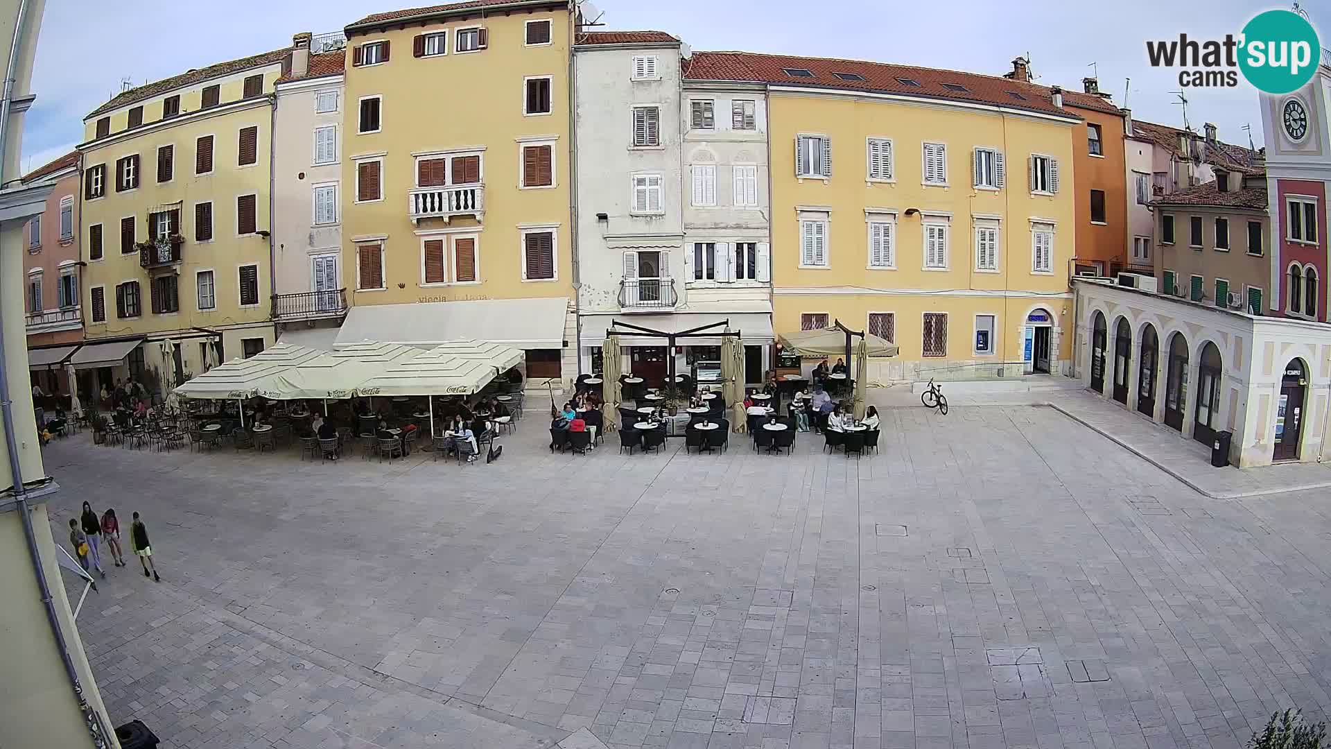 Webcam Rovinj Zentrum – Hauptplatz in Echtzeit