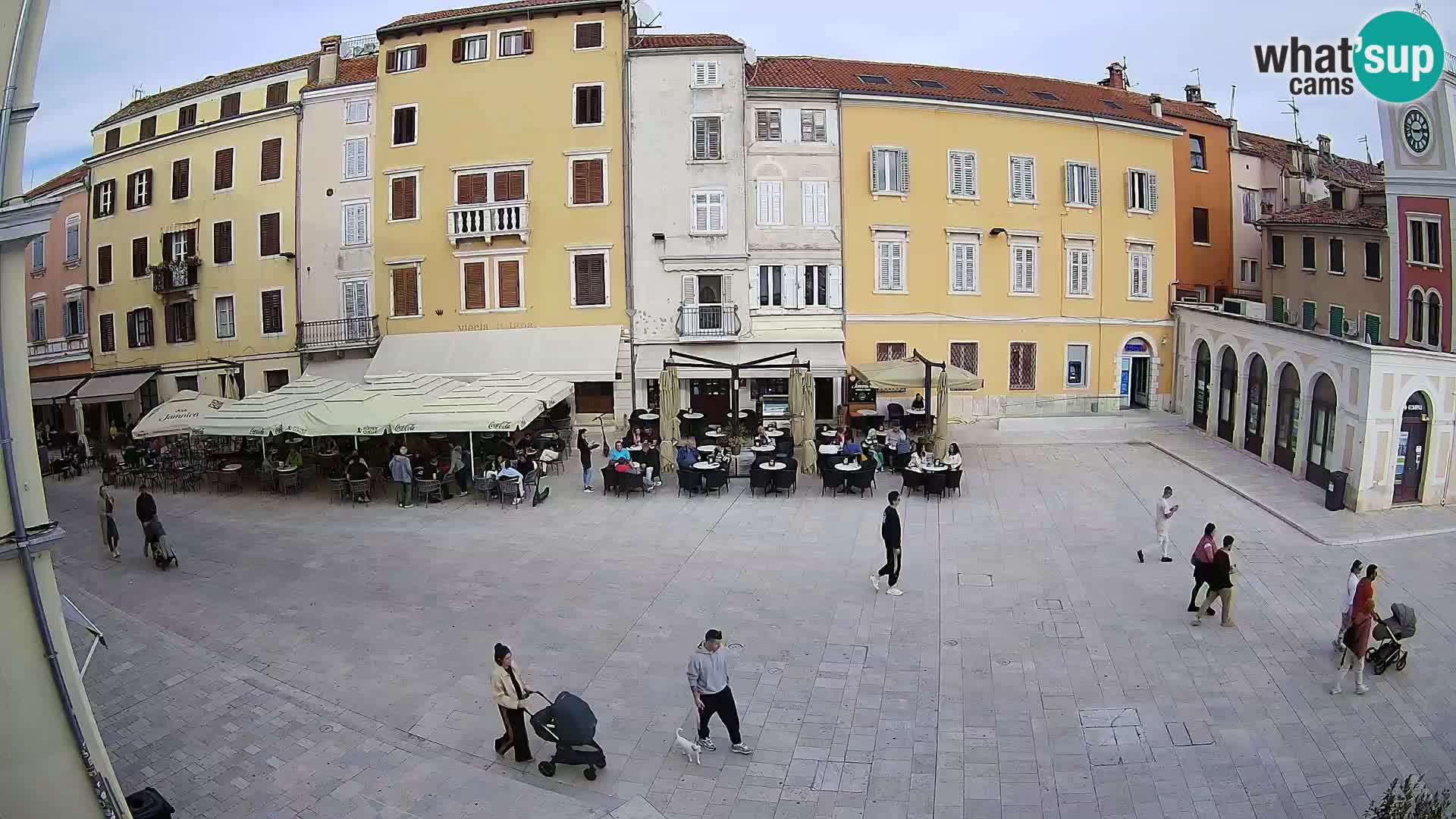 Webcam Rovinj Zentrum – Hauptplatz in Echtzeit