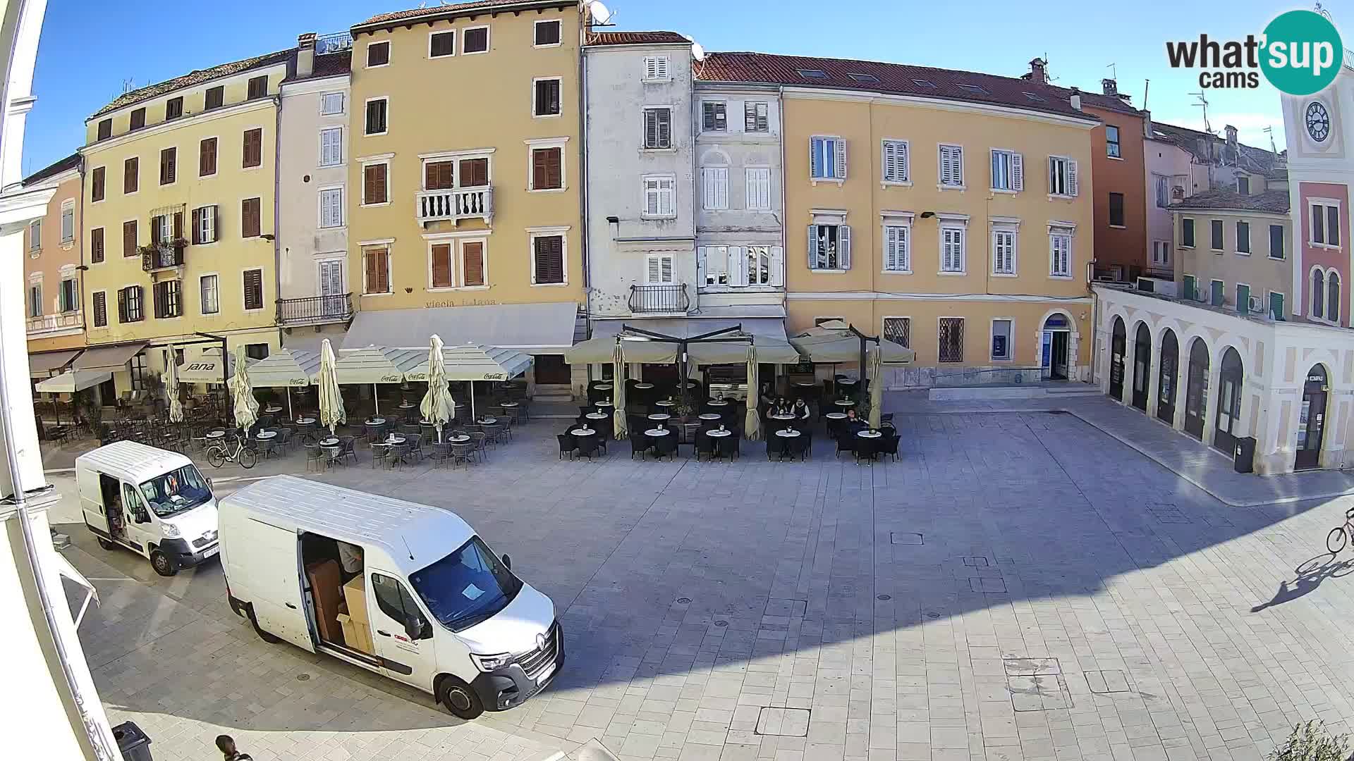 Webcam Rovinj Zentrum – Hauptplatz in Echtzeit