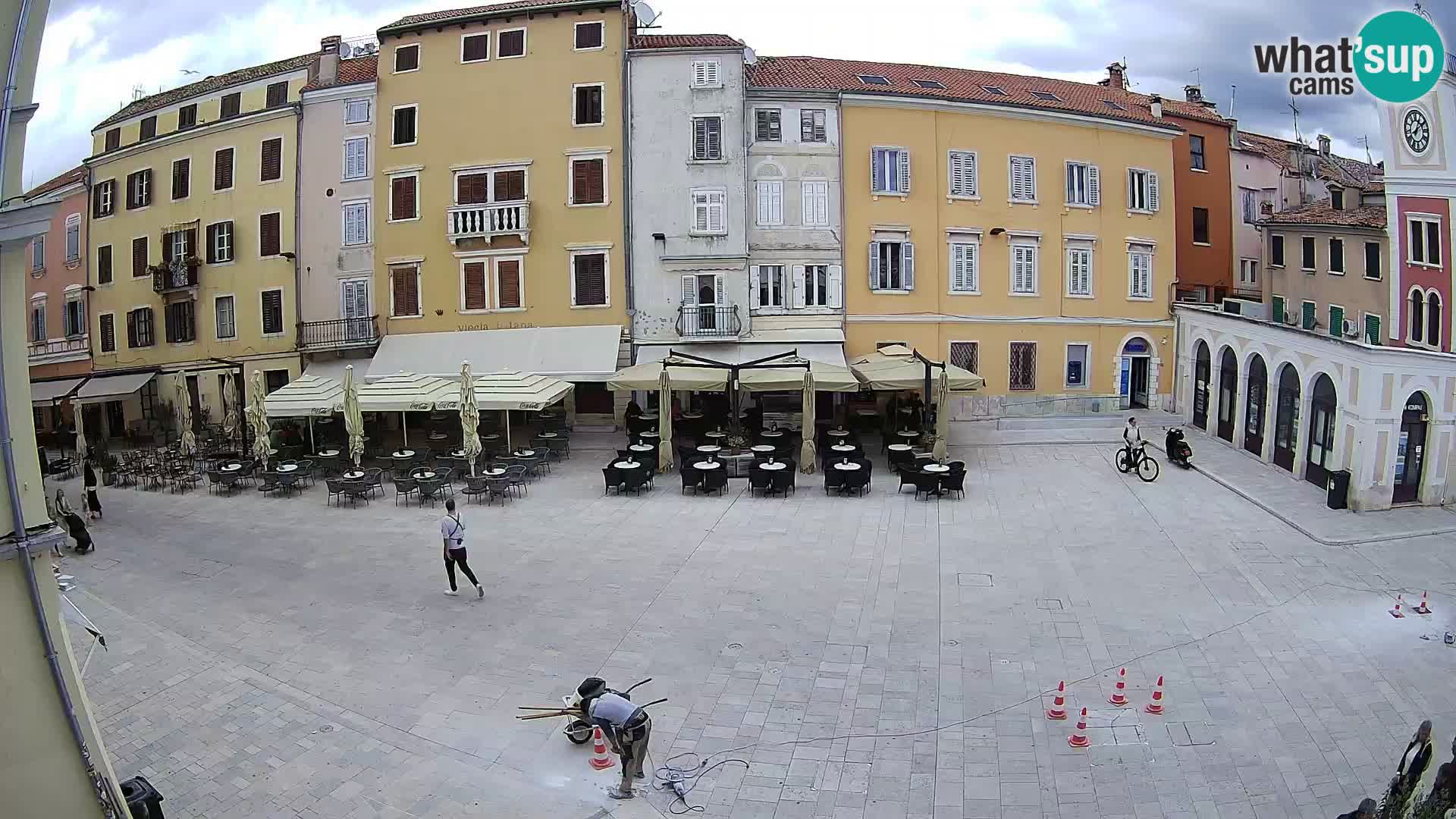 Webcam Rovinj Zentrum – Hauptplatz in Echtzeit