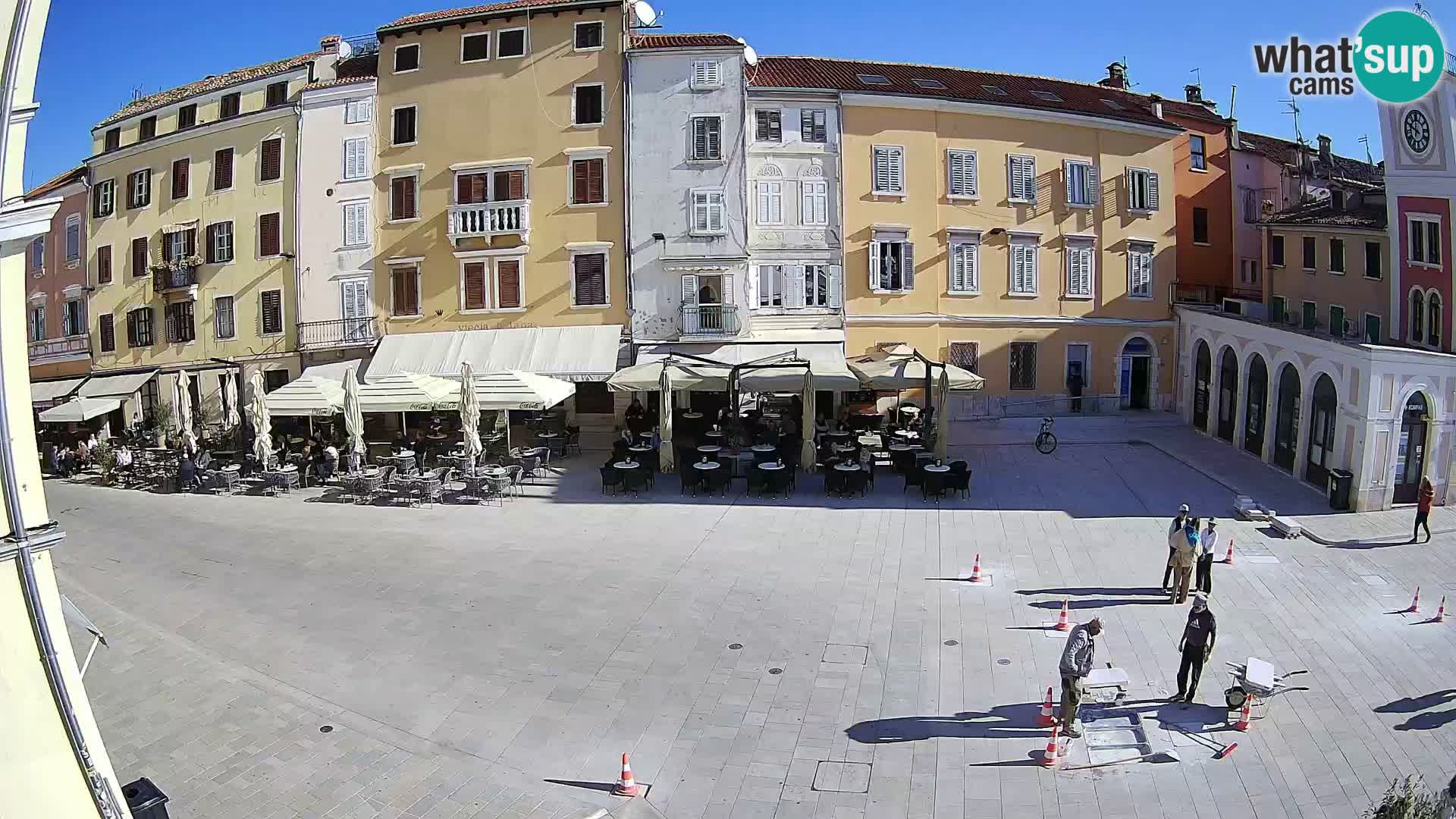 Webcam Rovinj Zentrum – Hauptplatz in Echtzeit