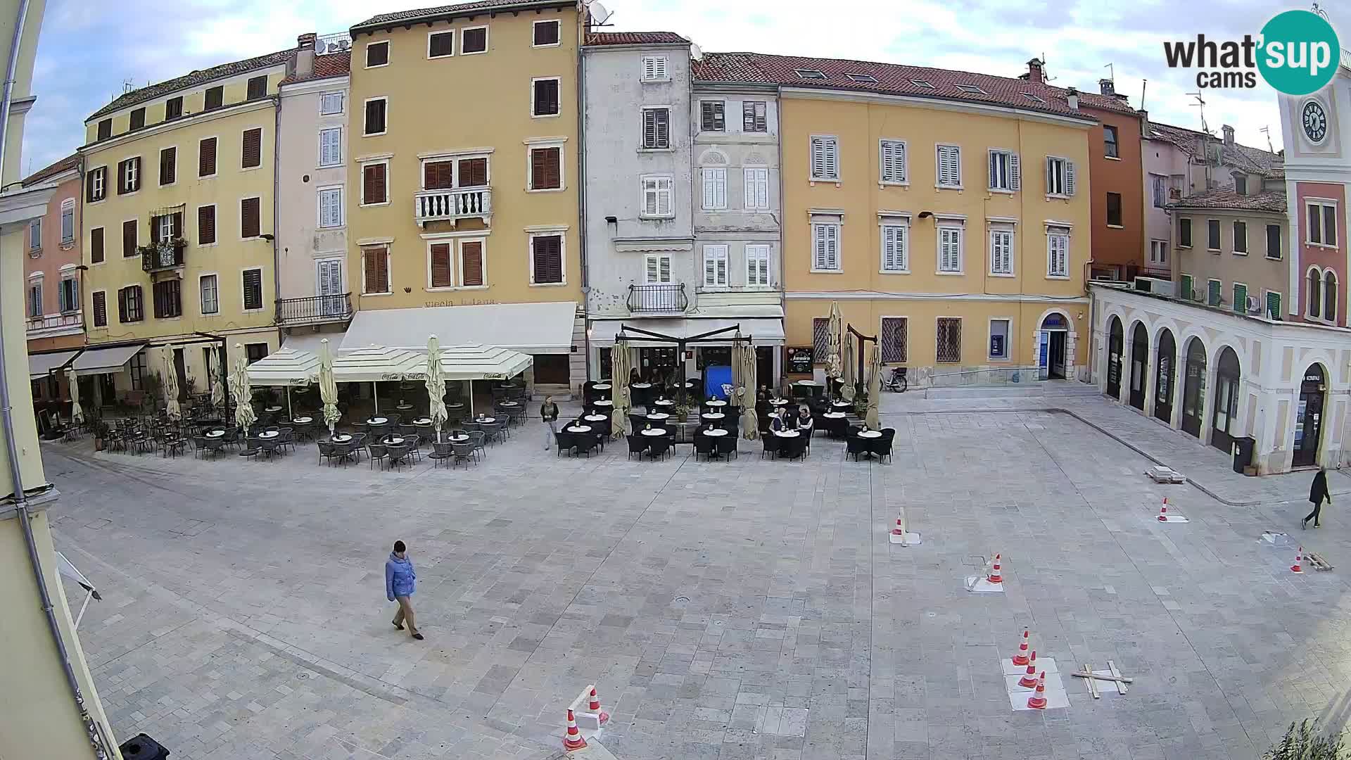 Webcam Rovinj Zentrum – Hauptplatz in Echtzeit