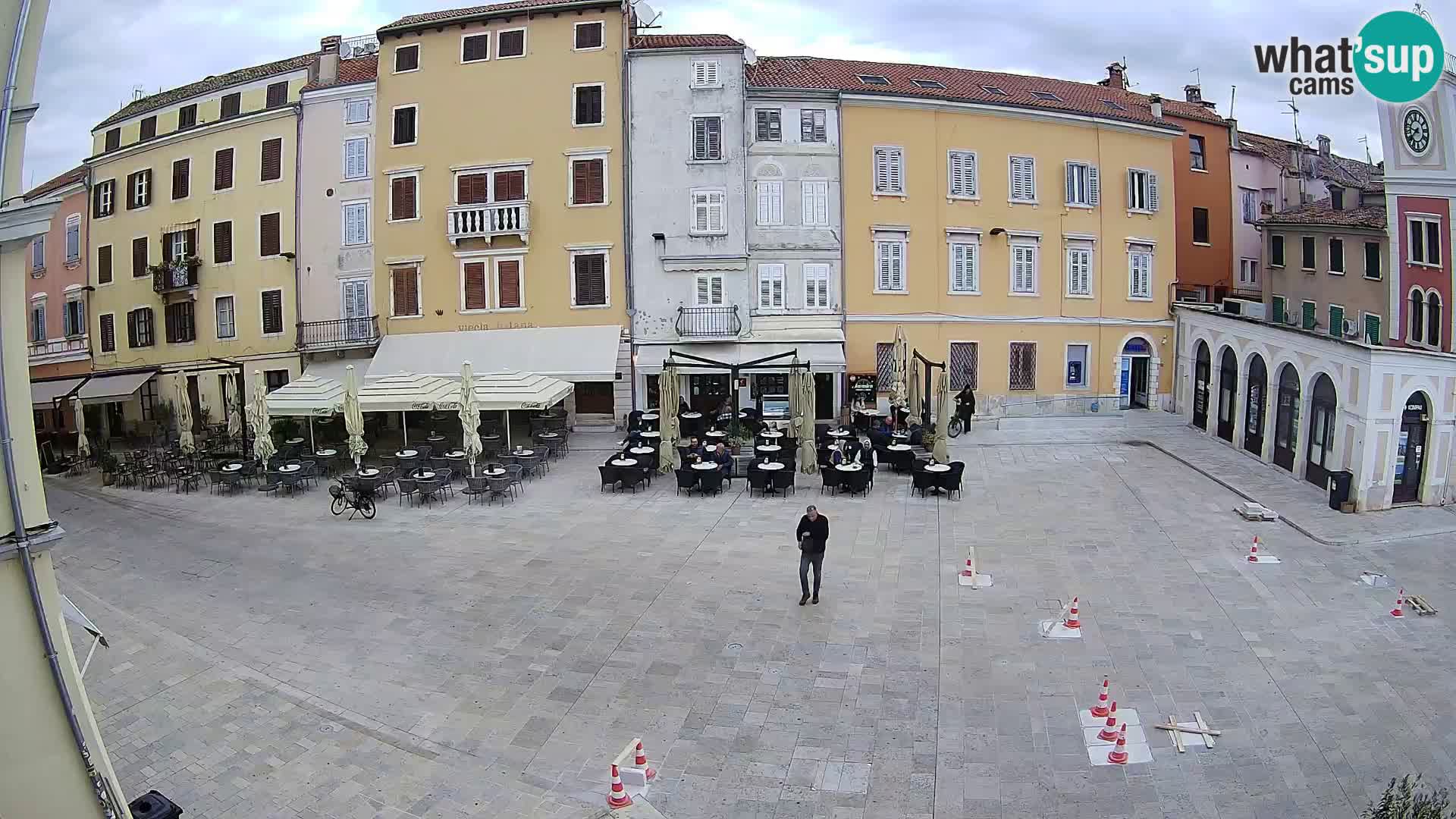Webcam Rovinj Zentrum – Hauptplatz in Echtzeit