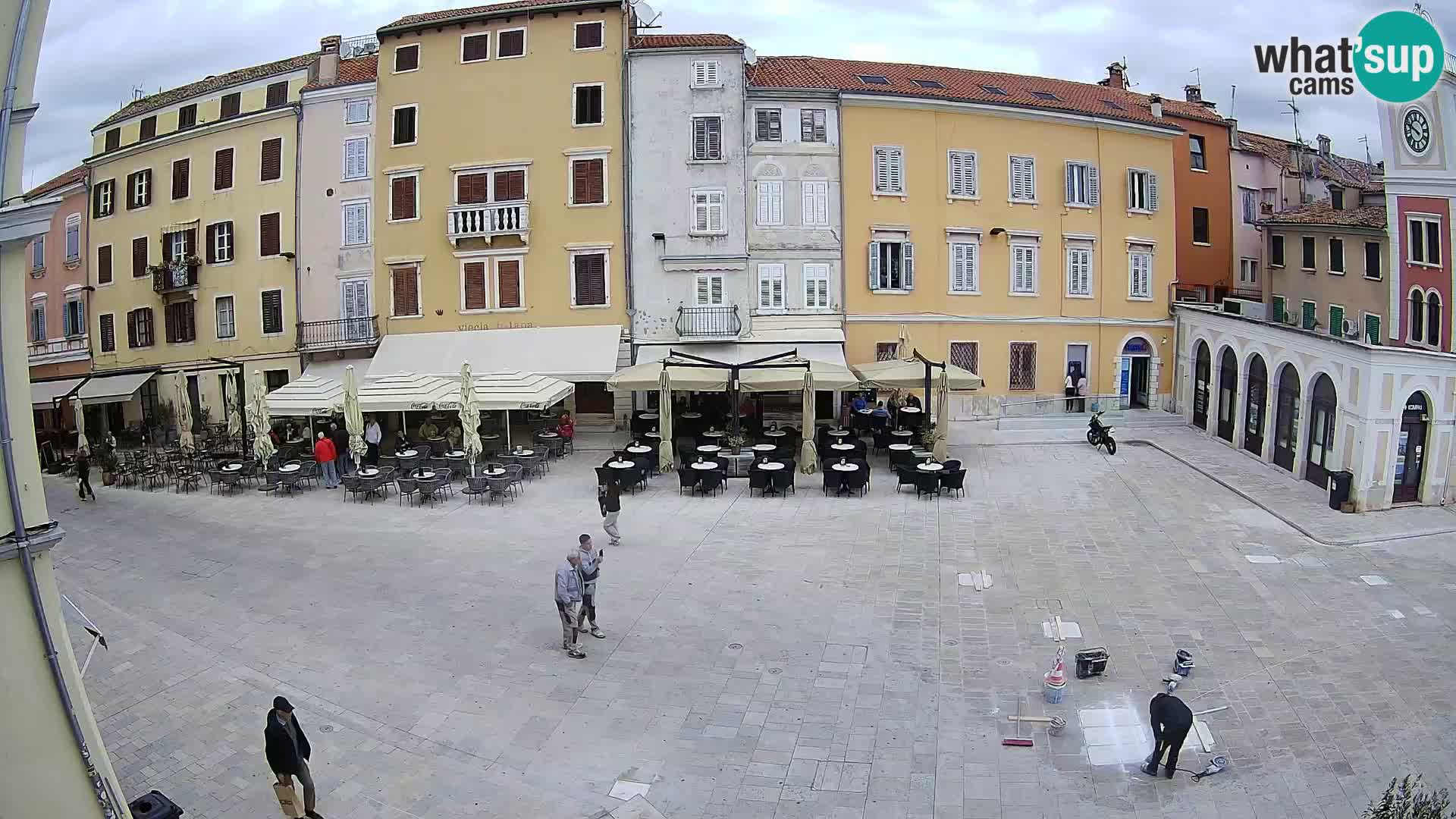 Webcam Rovinj Zentrum – Hauptplatz in Echtzeit