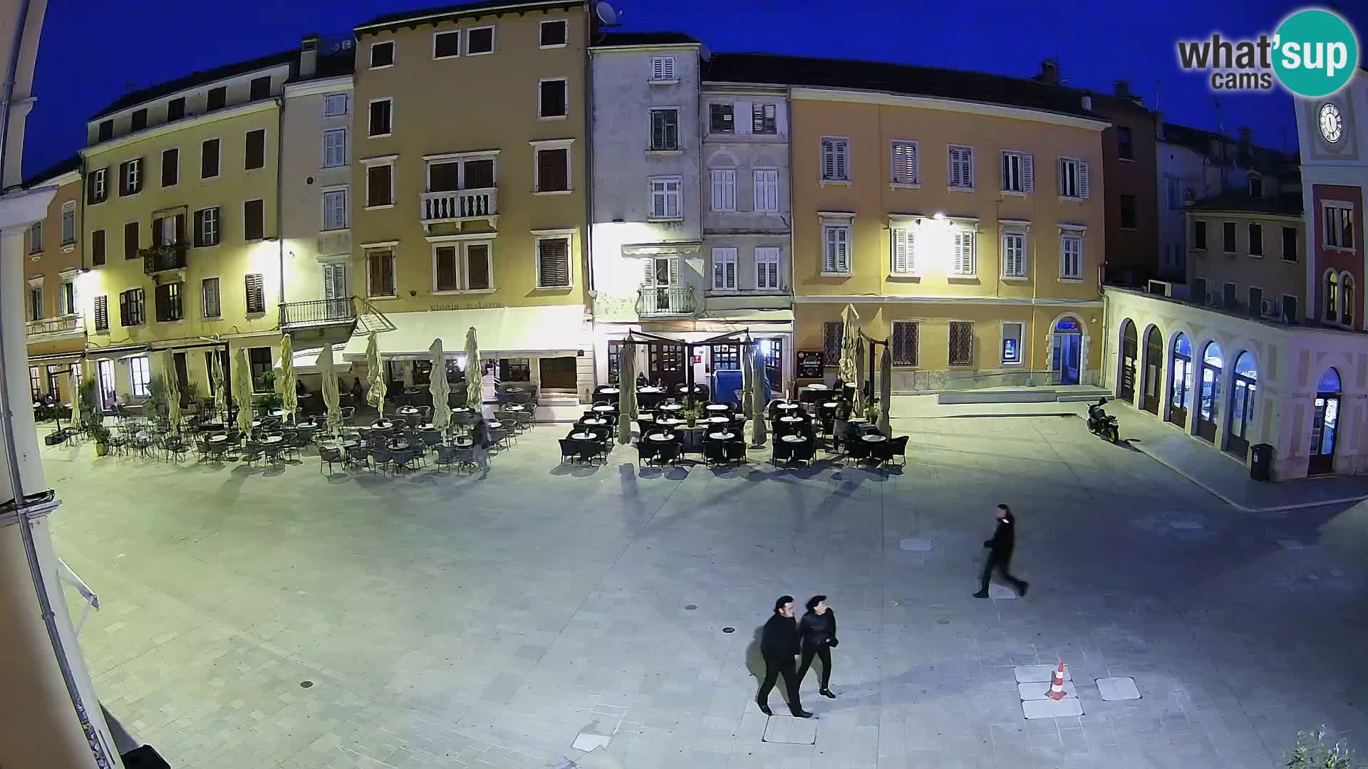 Webcam Rovinj Zentrum – Hauptplatz in Echtzeit