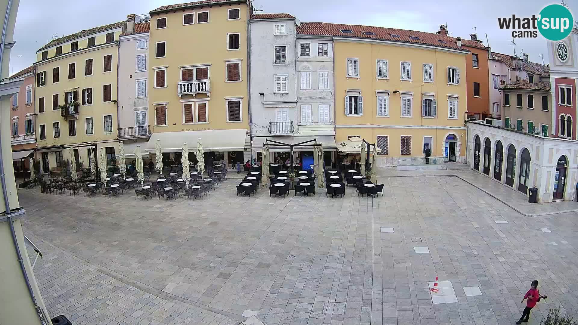 Webcam Rovinj Zentrum – Hauptplatz in Echtzeit