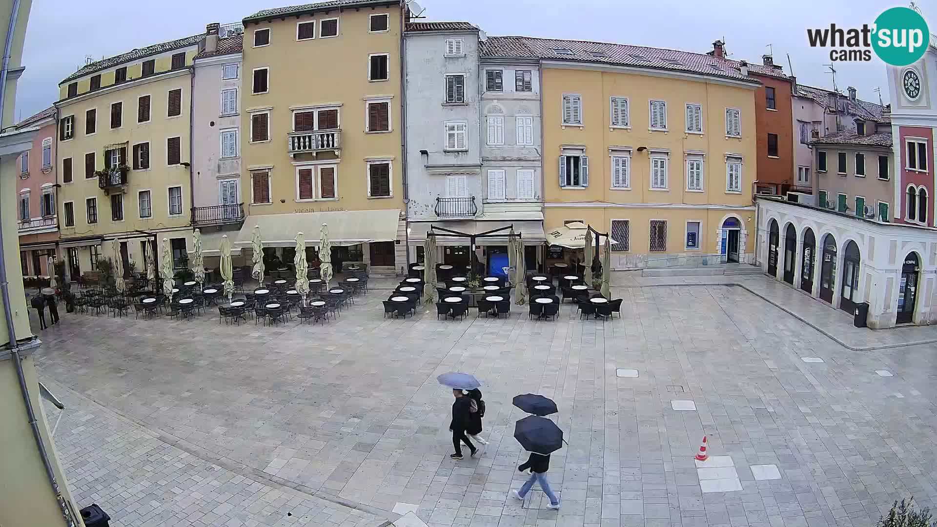 Webcam Rovinj Zentrum – Hauptplatz in Echtzeit