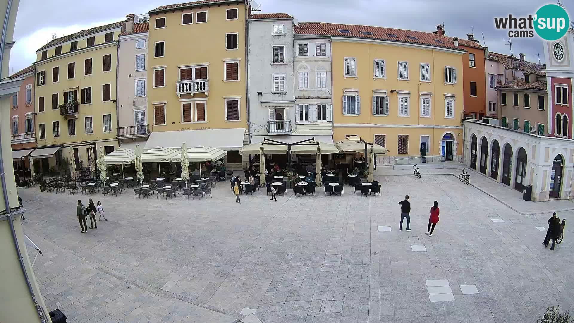 Webcam Rovinj Zentrum – Hauptplatz in Echtzeit