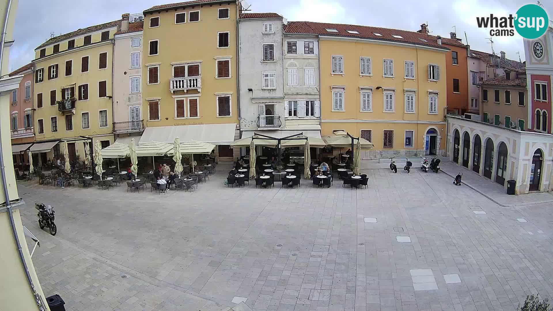 Webcam Rovinj Zentrum – Hauptplatz in Echtzeit