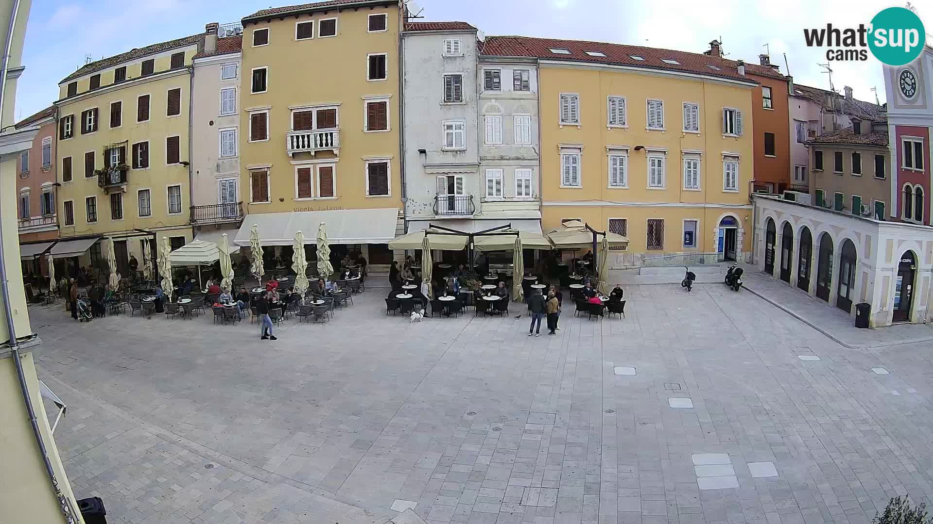 Webcam Rovinj Zentrum – Hauptplatz in Echtzeit