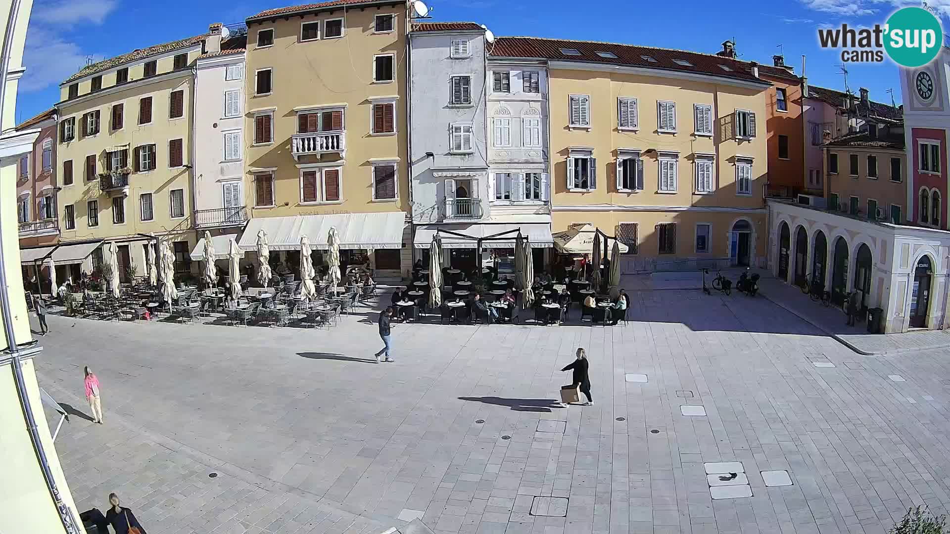 Webcam Rovinj Zentrum – Hauptplatz in Echtzeit