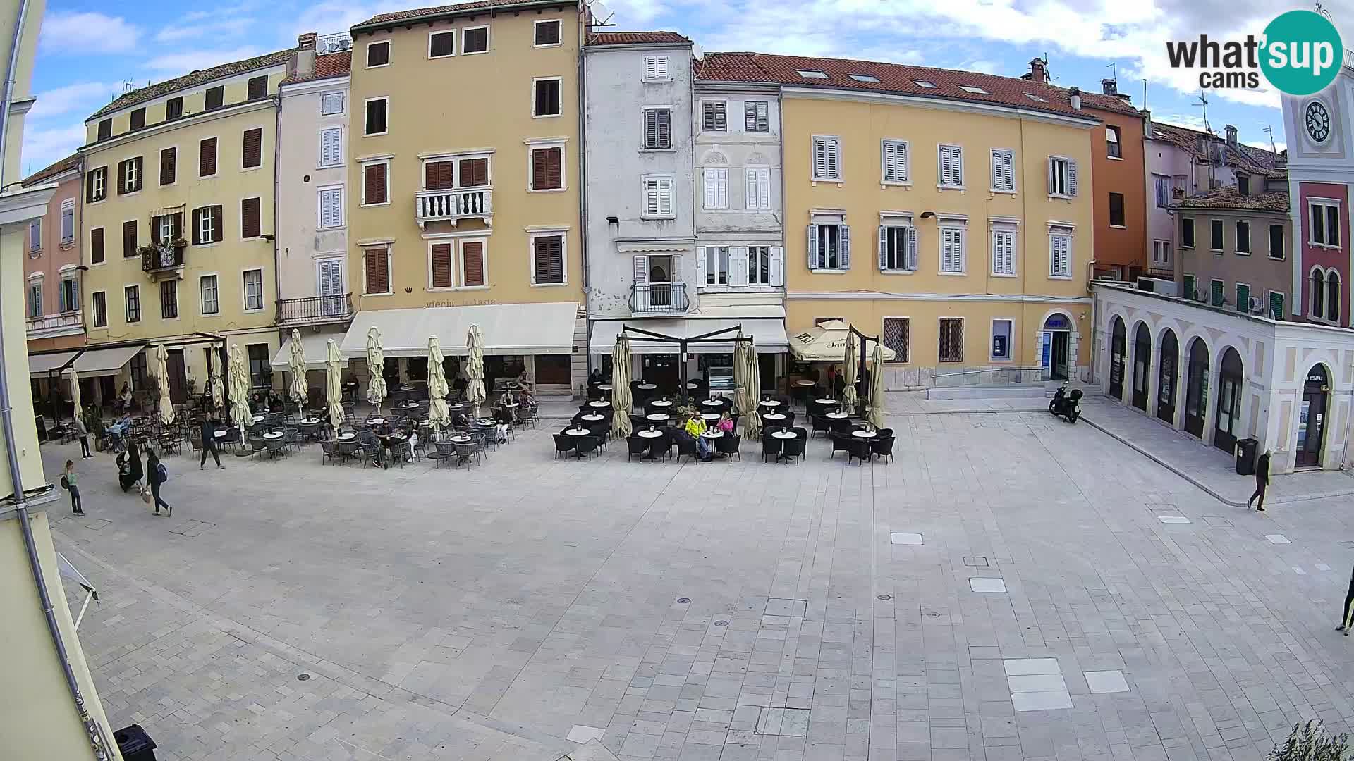 Webcam Rovinj Zentrum – Hauptplatz in Echtzeit