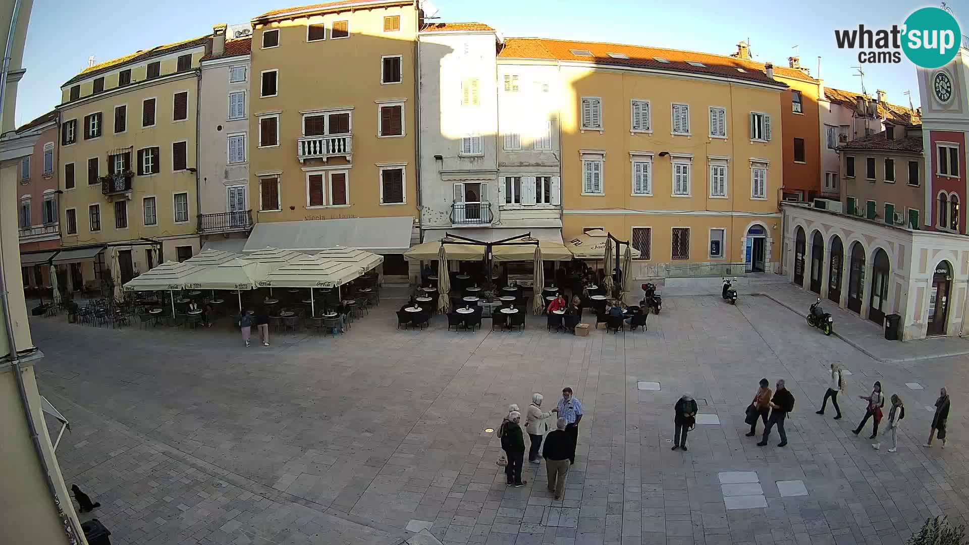 Webcam Rovinj Zentrum – Hauptplatz in Echtzeit