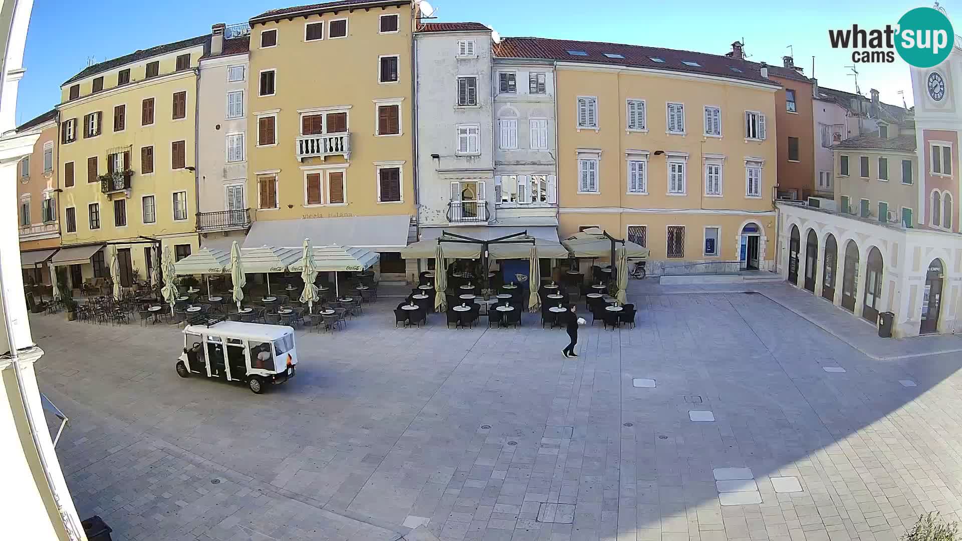 Webcam Rovinj Zentrum – Hauptplatz in Echtzeit