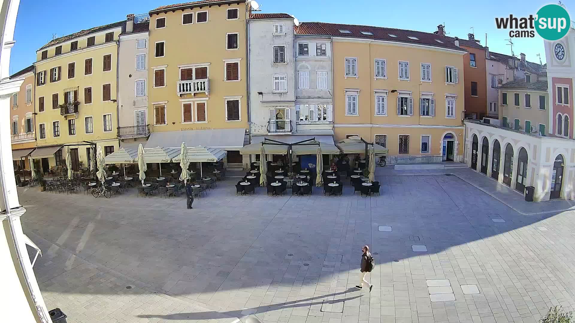 Webcam Rovinj Zentrum – Hauptplatz in Echtzeit