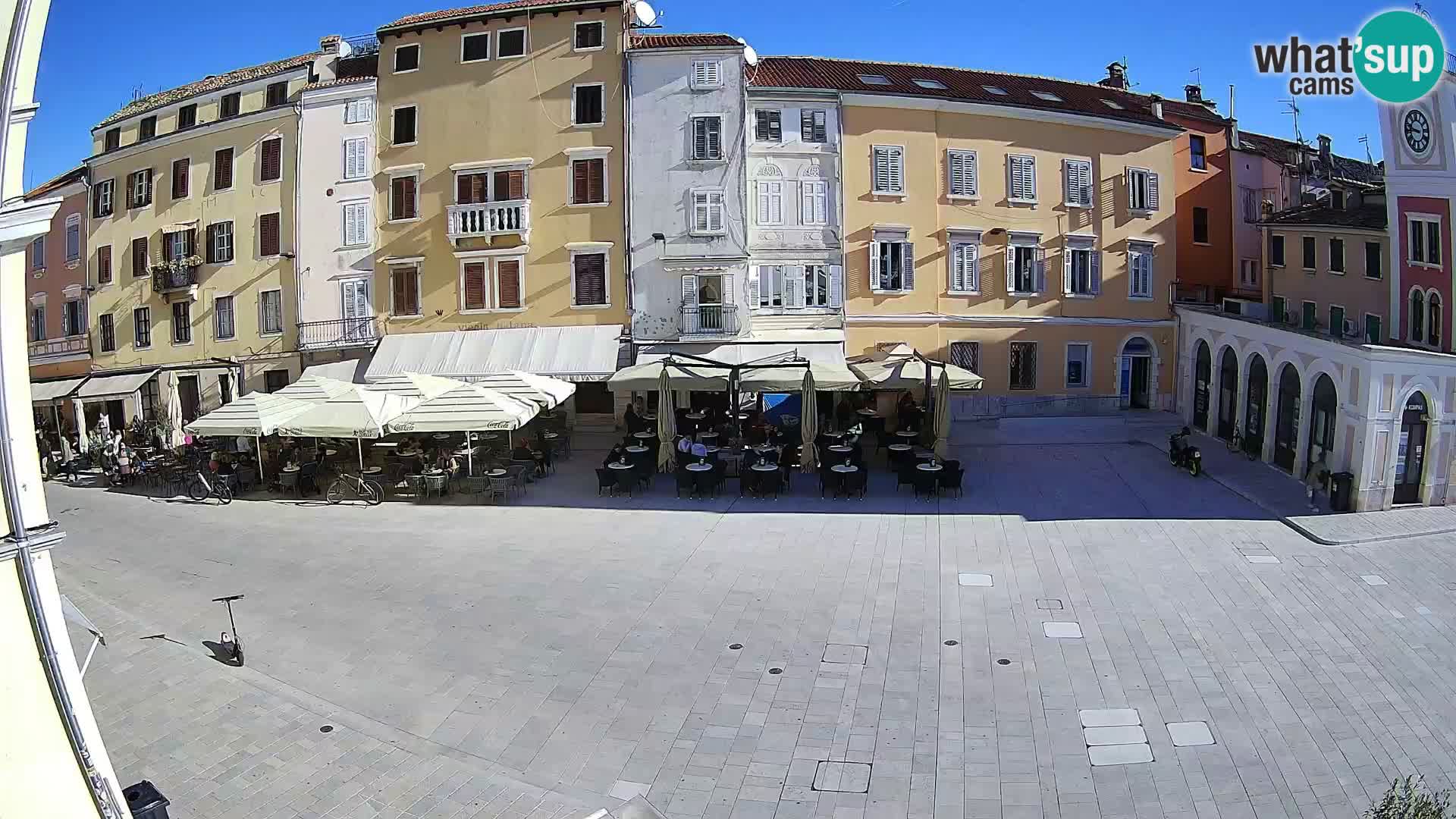 Webcam Rovinj Center – Plaza Principal