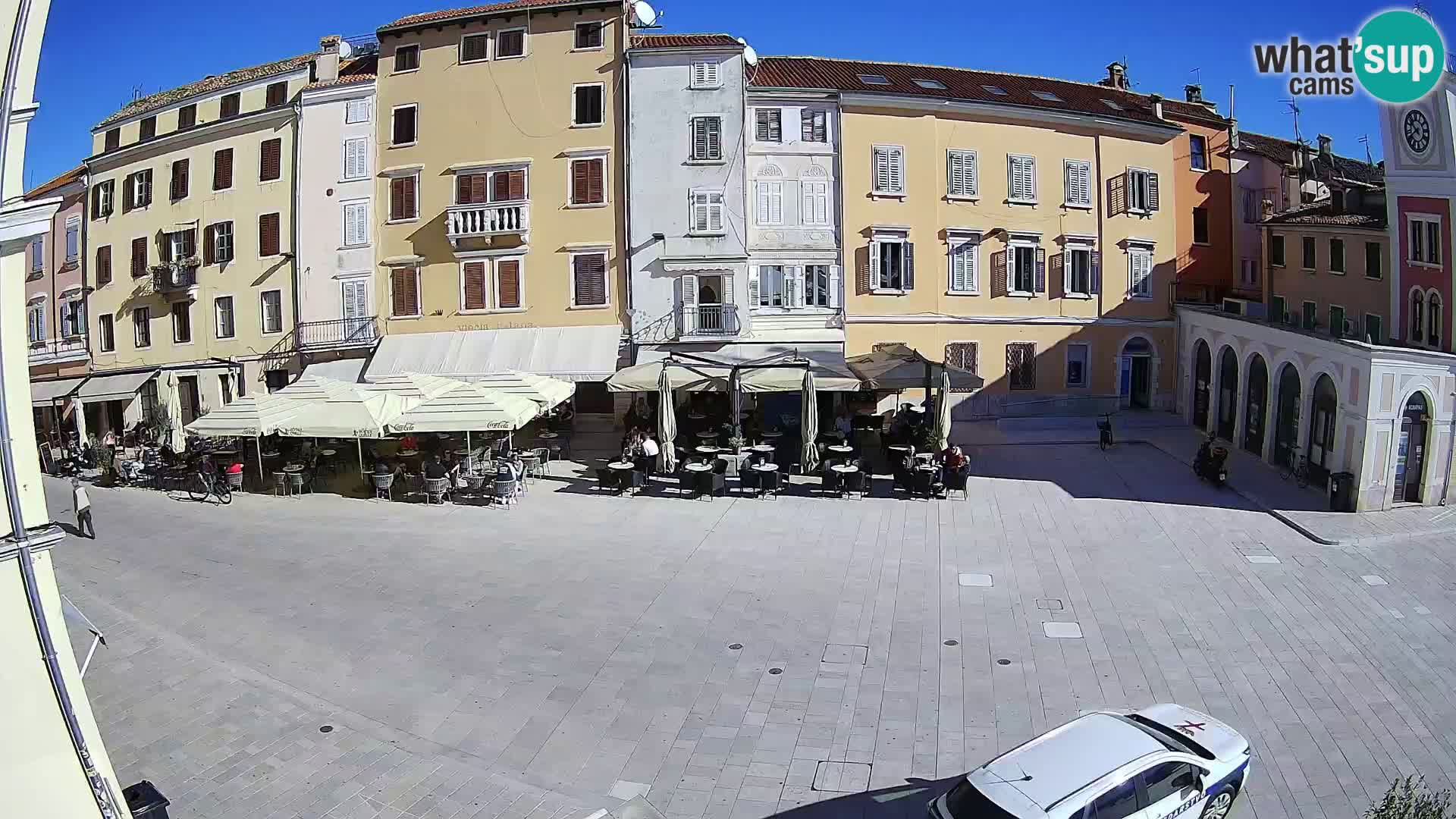 Webcam Rovinj Zentrum – Hauptplatz in Echtzeit