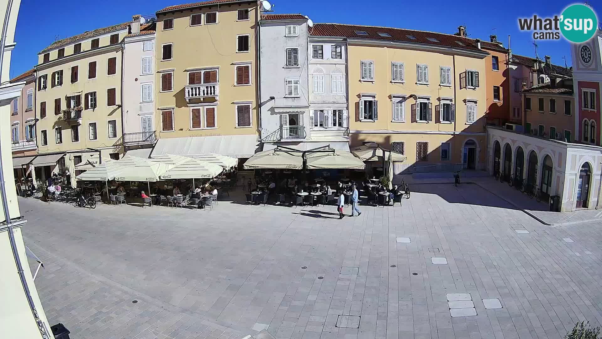 Webcam Rovinj Zentrum – Hauptplatz in Echtzeit